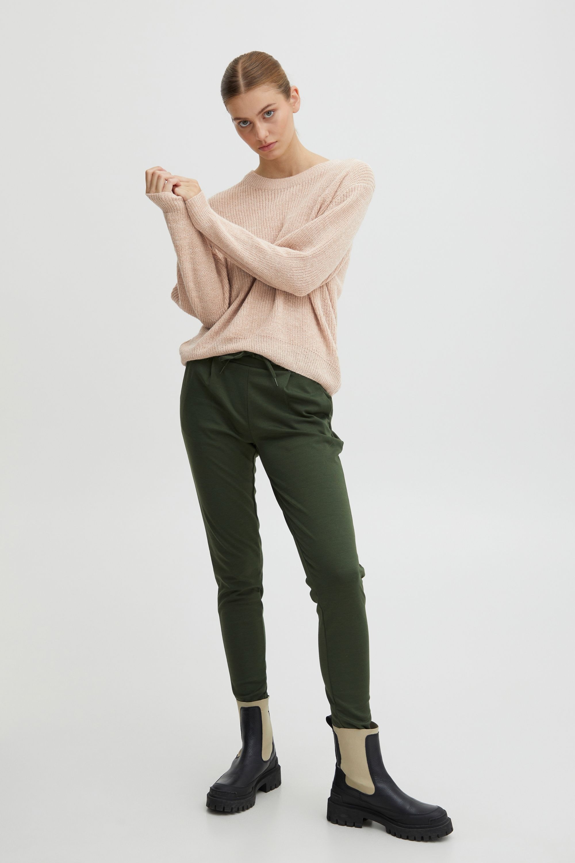 Ichi Strickfleece-Pullover »Strickpullover IHNovo«