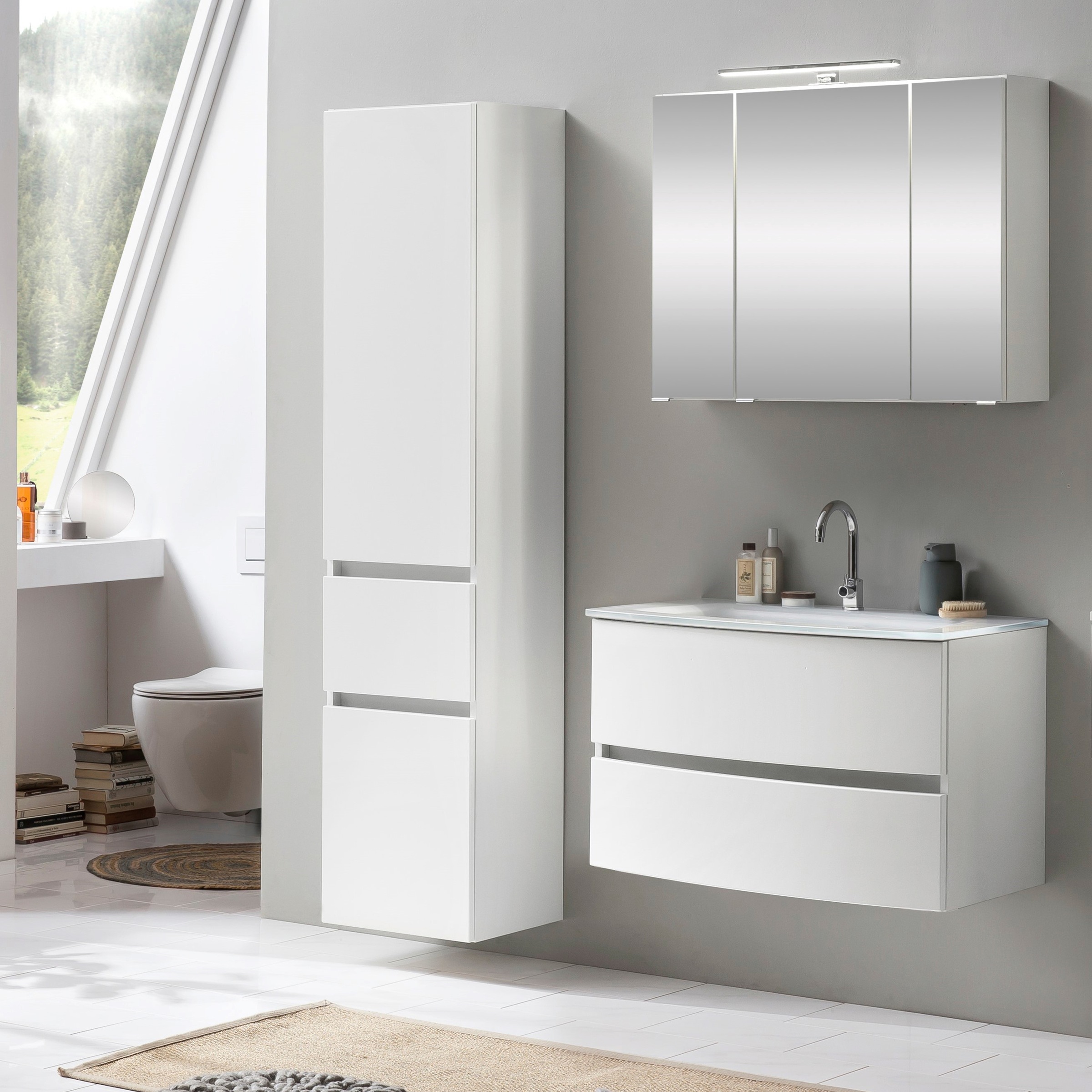 welltime Badezimmer-Set "Kaunas" Set, 3 Stk. tlg. günstig online kaufen