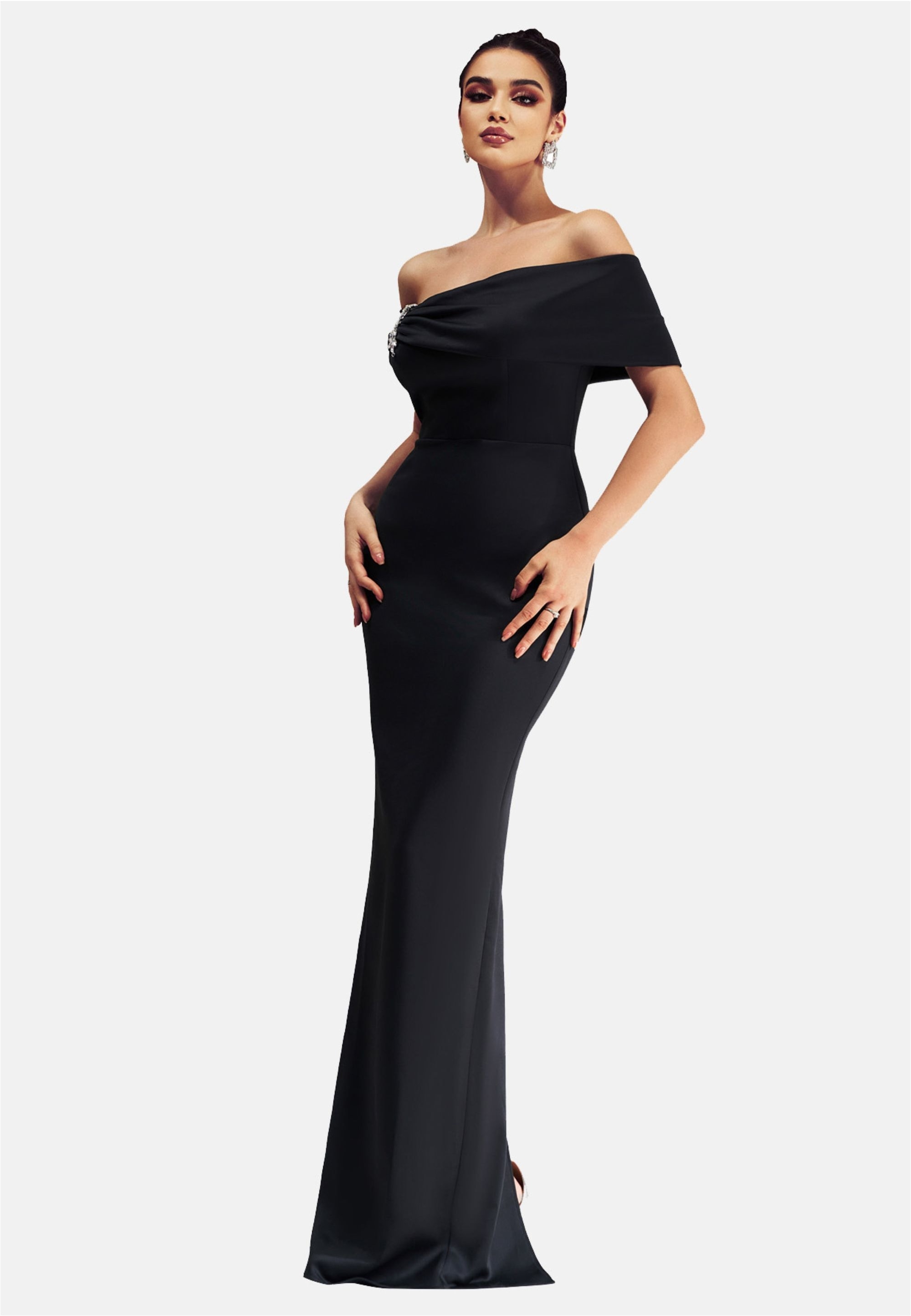 Moda Minx Jerseykleid »Zoe One Shoulder Dress«, im schulterfreien Design