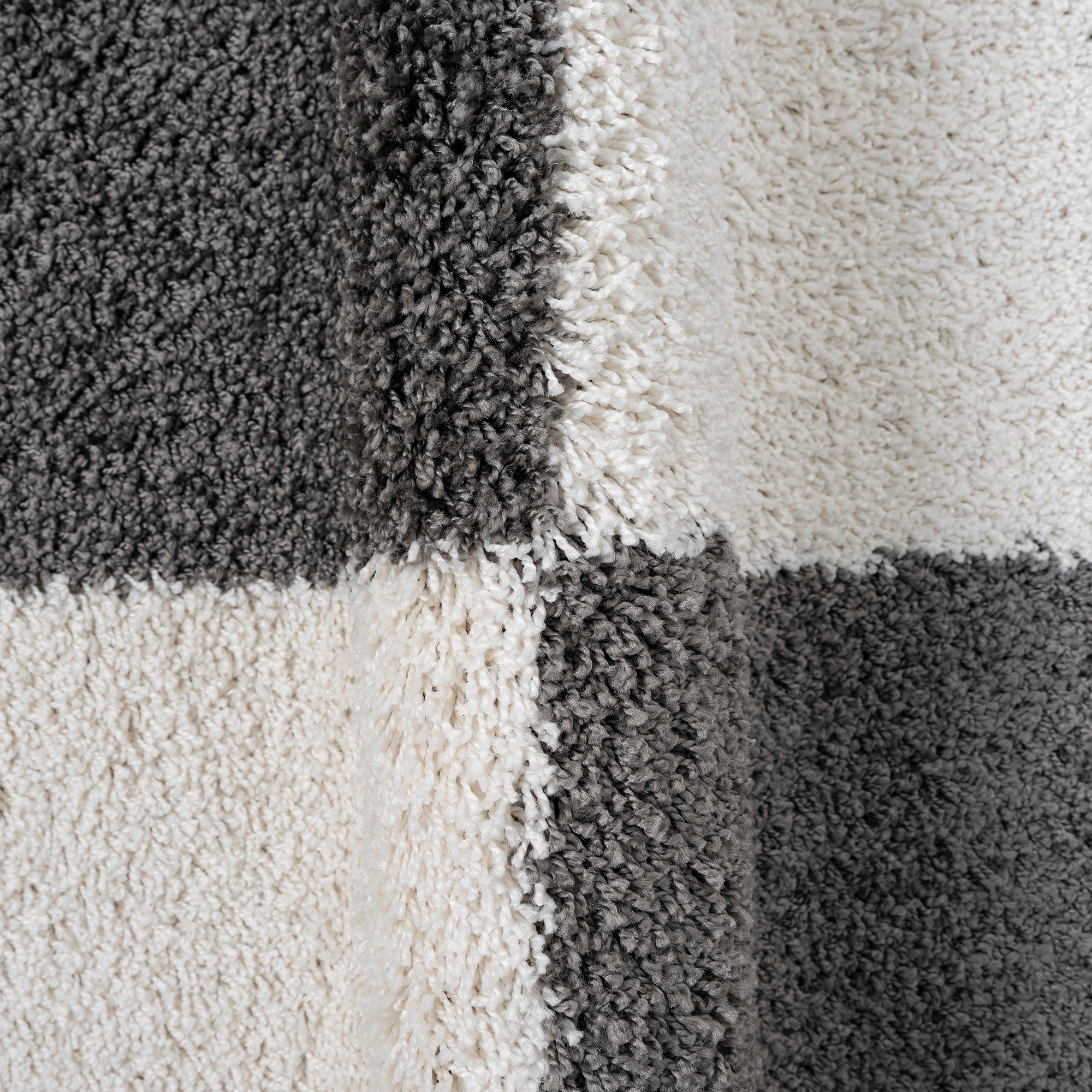 Hochflor-Teppich SANAT "Milano 1250", grau, H:30mm Ø:120cm, Kunstfaser, Teppiche, Hochflor, Wohnzimmer, Schlafzimmer, fussbodenheizungsgeeignet 3