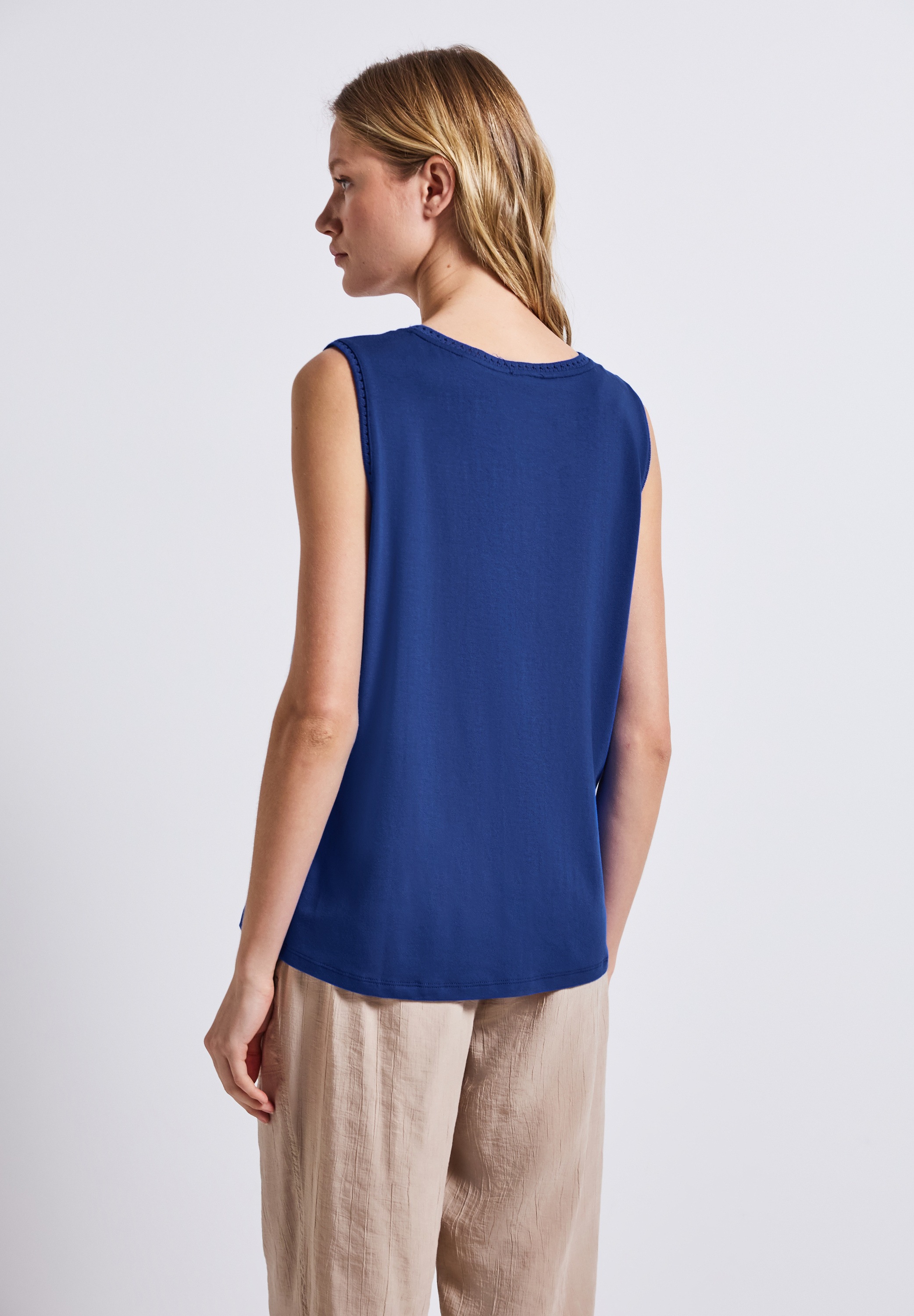 STREET ONE Spitzentop, mit V-Ausschnitt günstig online kaufen