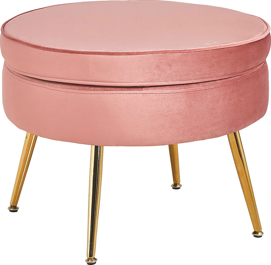SalesFever Polsterhocker "Calm Gepolsterter Hocker mit Charme", mit hohem S günstig online kaufen