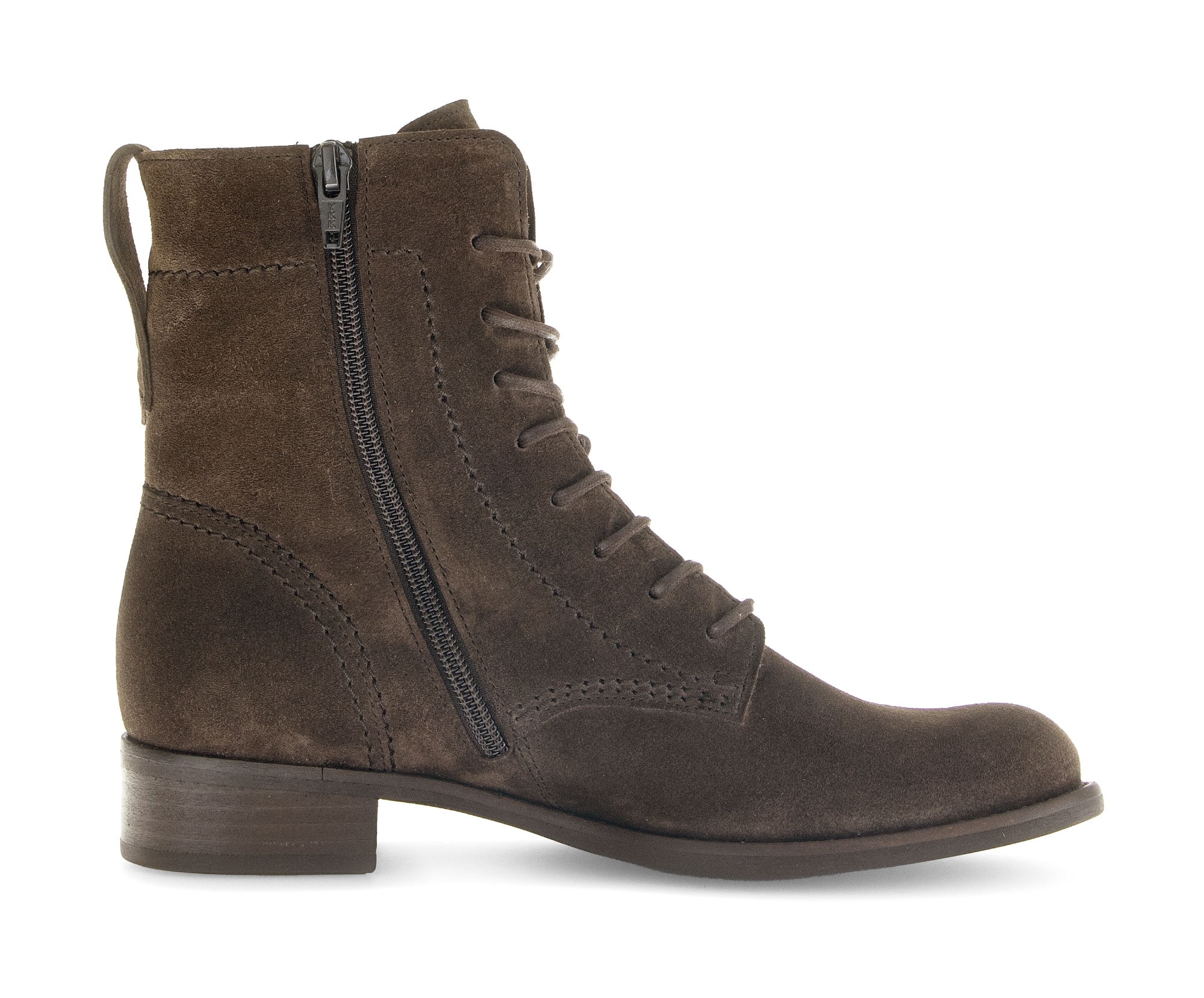Gabor Schnürstiefelette, Blockabsatz, Schnürboots, Herbtboots mit herausnehmbarer Fußbett
