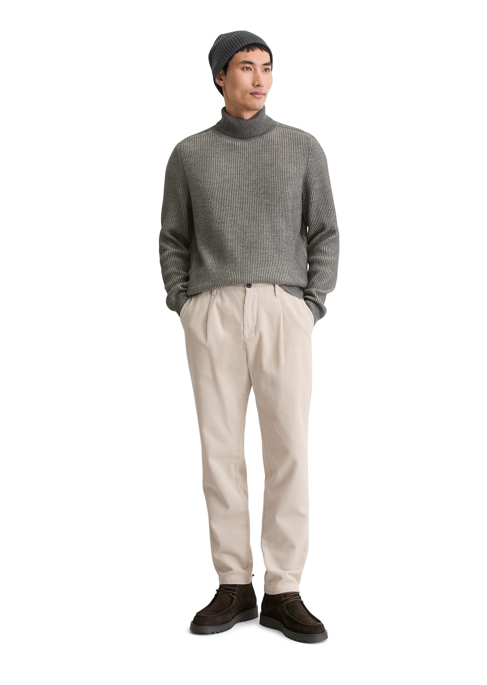 Marc O'Polo Strickpullover »aus Baumwoll-Schurwoll-Mix«