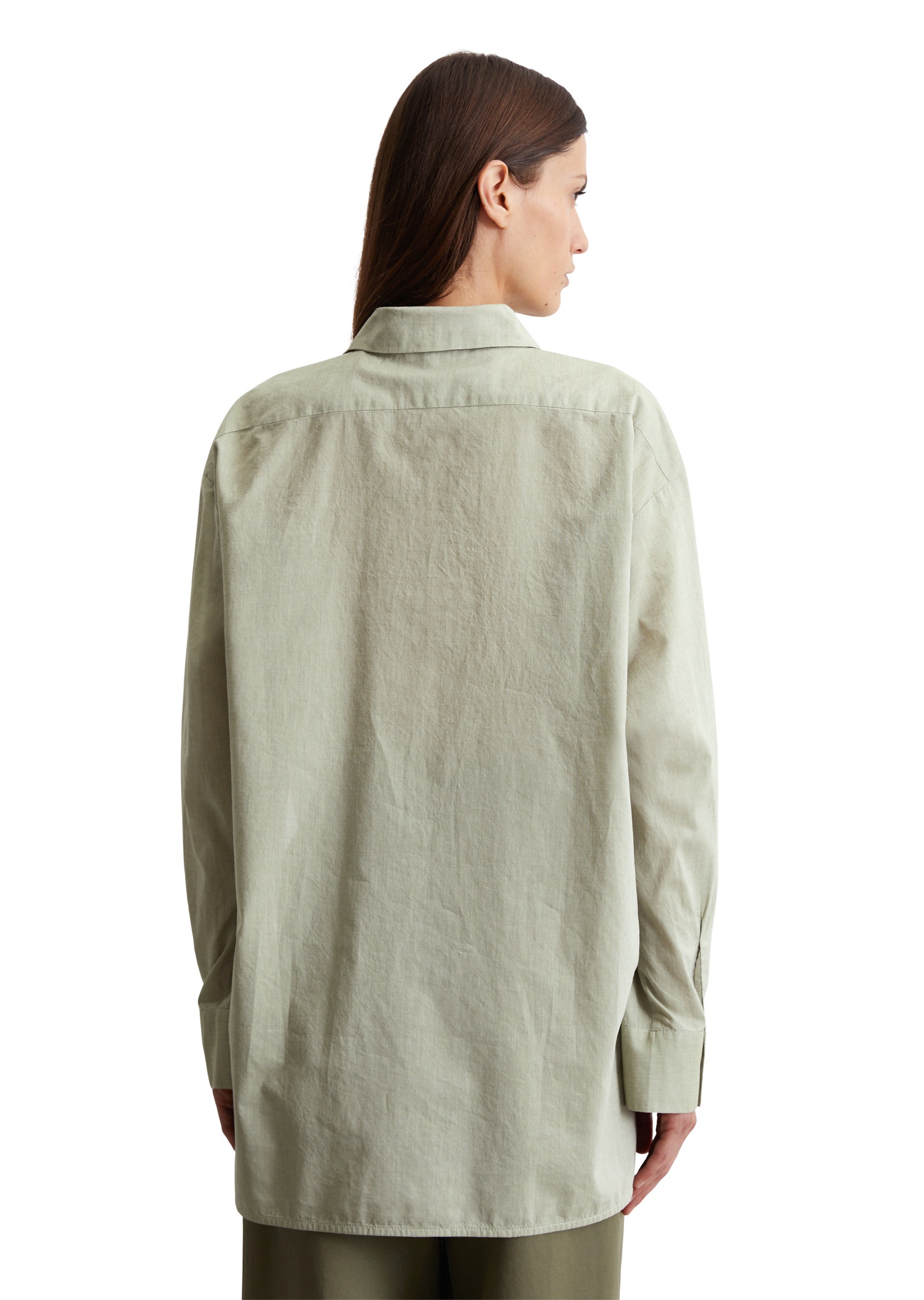 Marc O'Polo Langarmbluse »aus Baumwoll-Chambray«