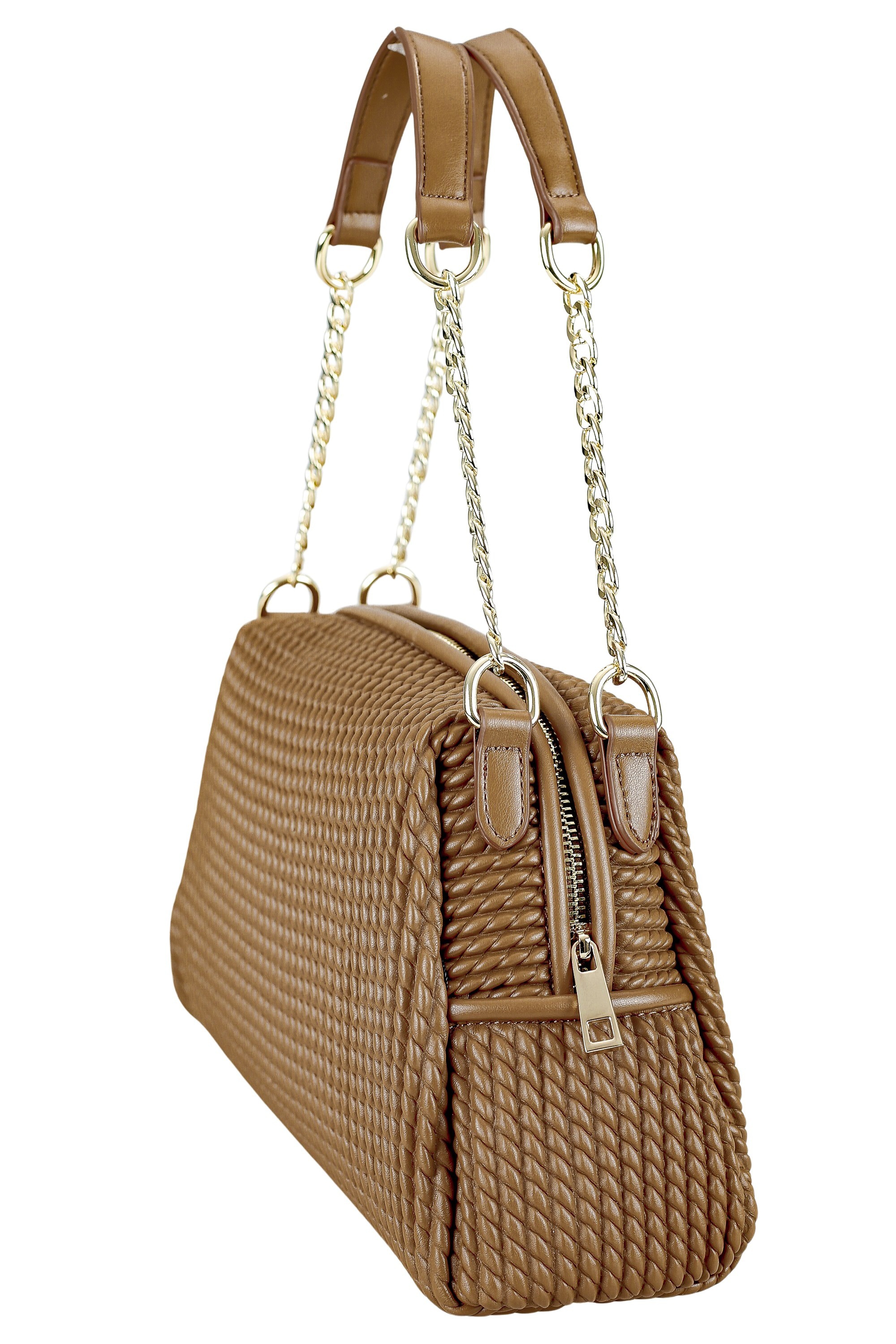 COLLEZIONE ALESSANDRO Schultertasche »Audrey«, elegante Tasche in modischem Material