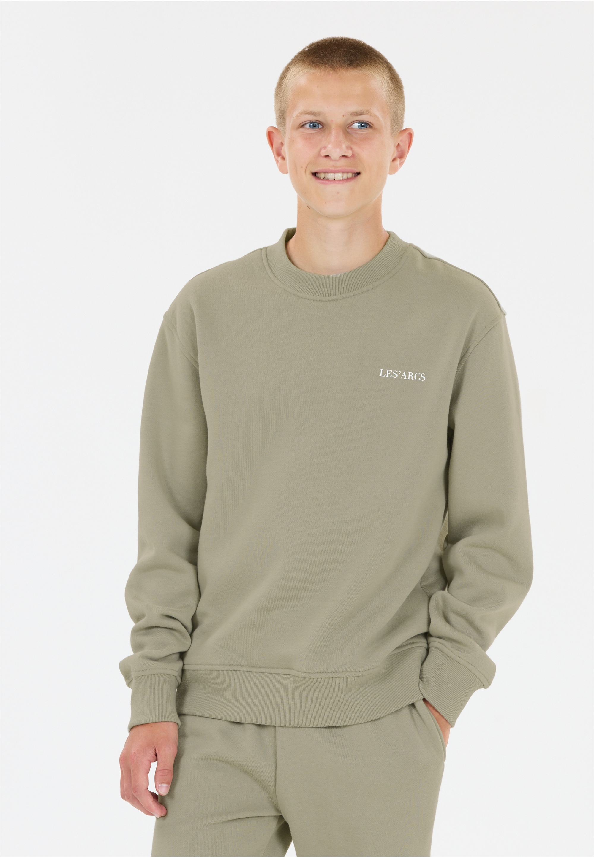 LesArcs Sweatshirt "Deasach", mit stylischem Print und bequemer Passform