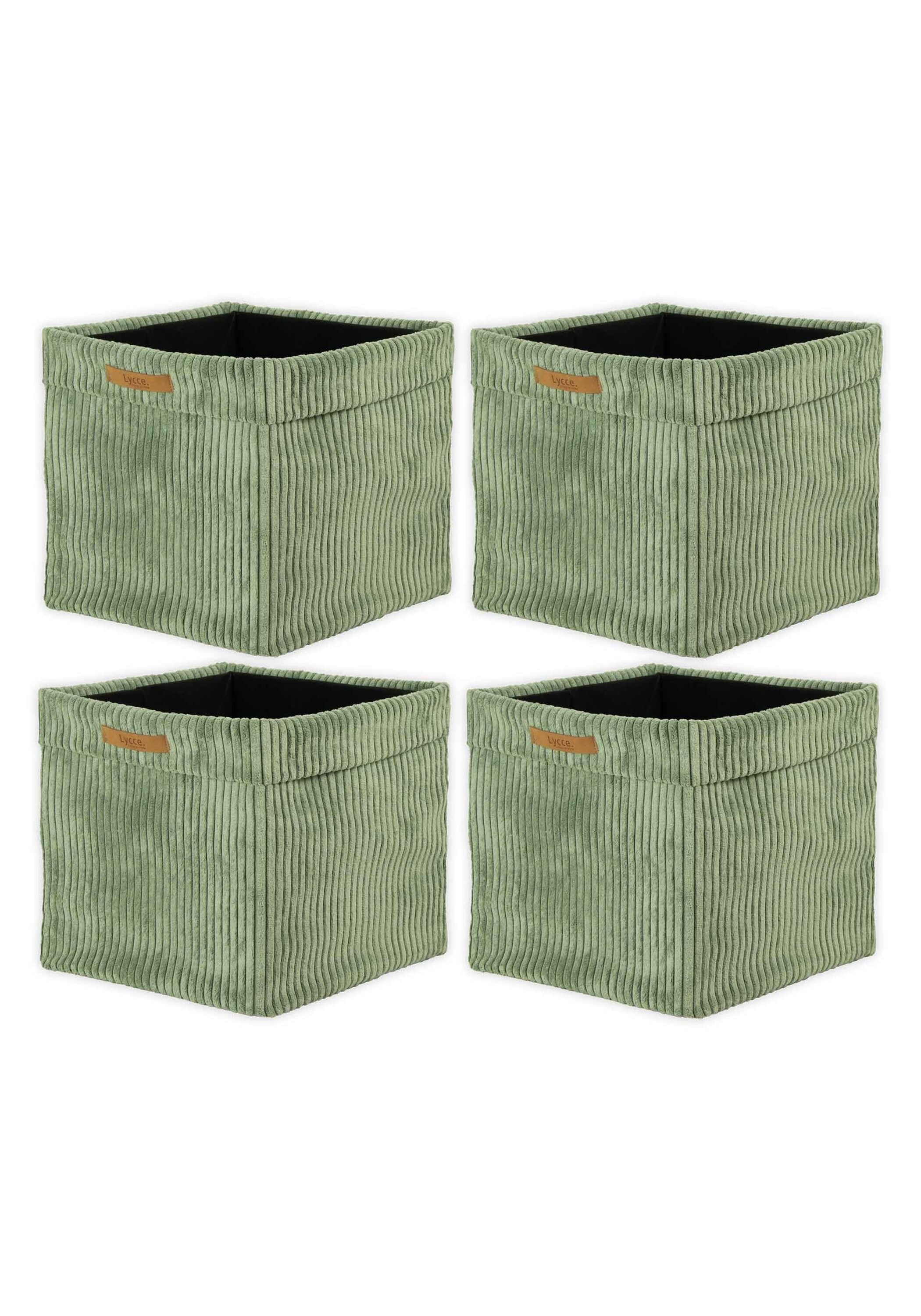 Lycce Aufbewahrungsbox "Aufbewahrungskorb Faltbare Aufbewahrungsbox Cord 4P 4er Pack"