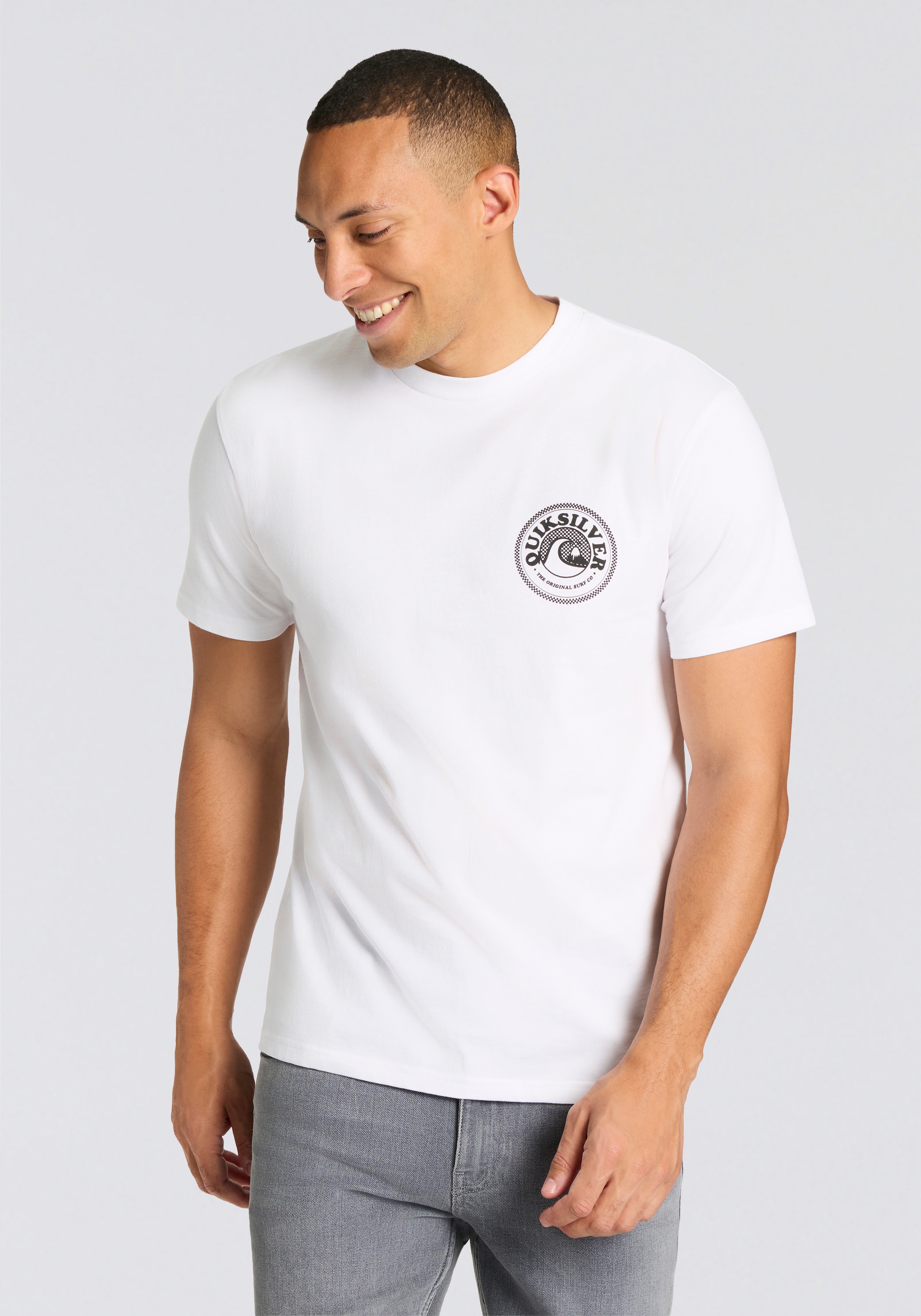 Quiksilver T-Shirt »MINIDISCO 3PACK« 3 tlg. sportlicher Stil, Kurzarm, für Alltag und Freizeit
