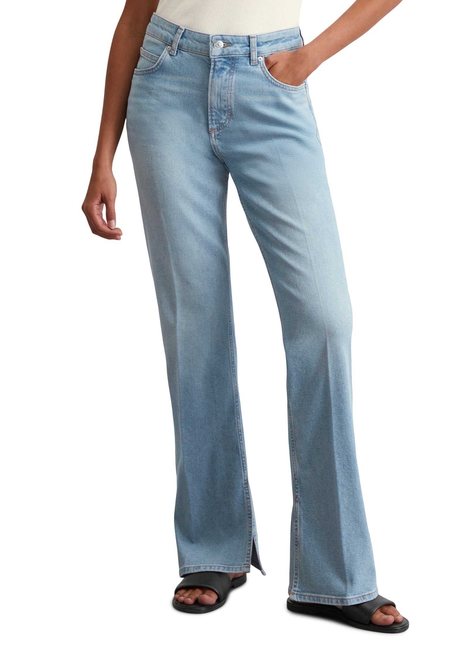 Marc OPolo Schlagjeans "aus Organic-Cotton-Mix-Stretch" günstig online kaufen