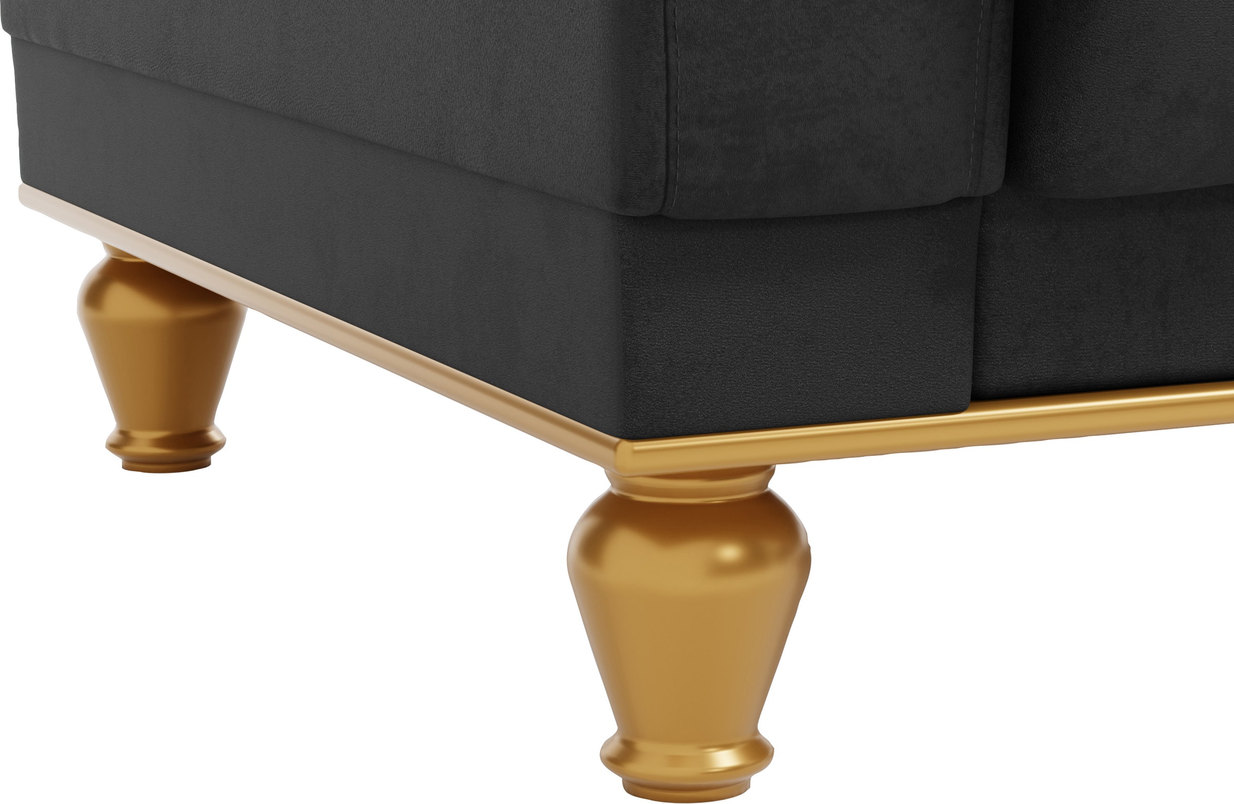 sit&more Ecksofa »Orient 5 L-Form«, mit Strass-Stein, wahlweise mit Bettfunktion und Bettkasten