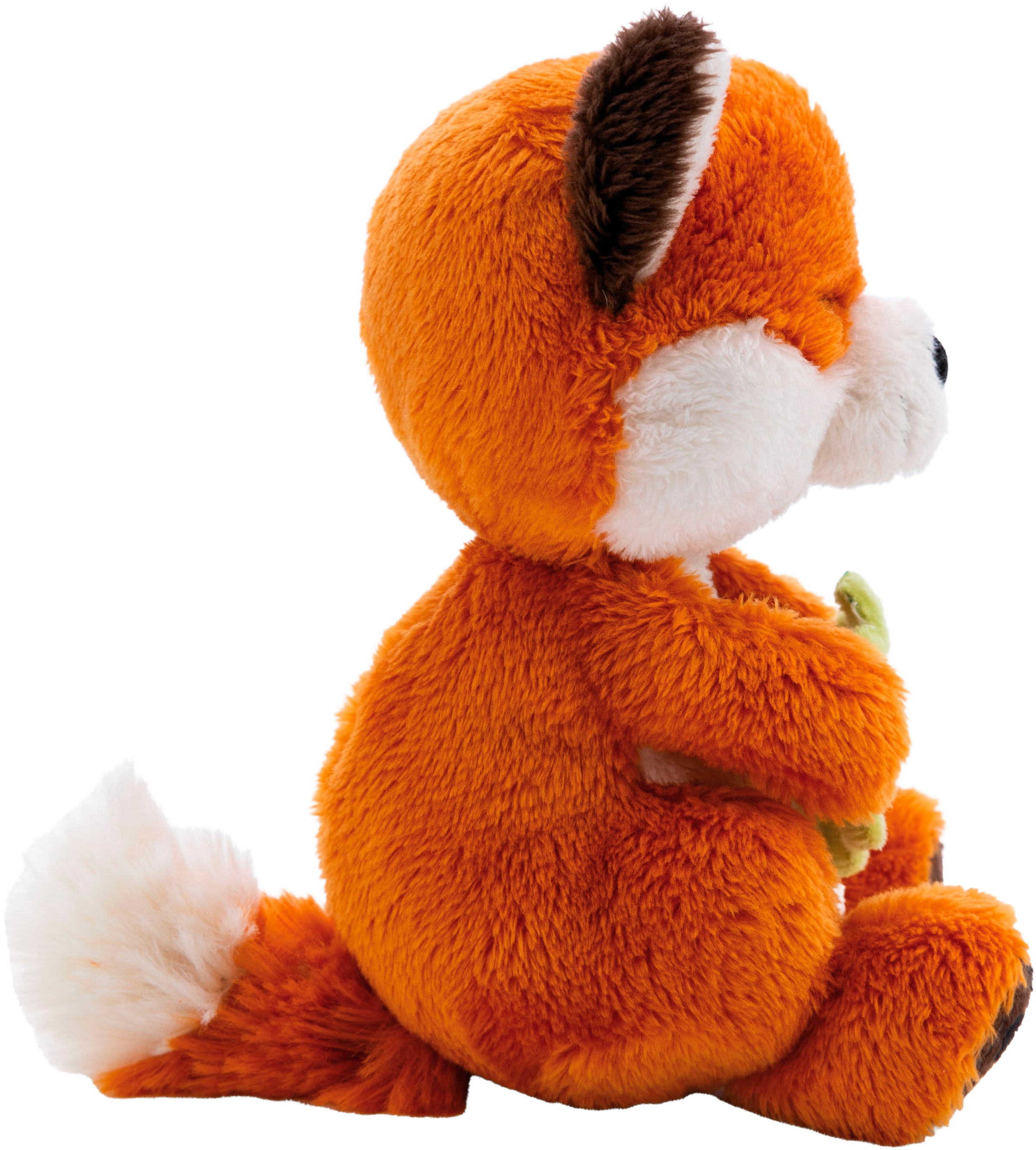 Nici Kuscheltier »Sleeping Pets GREEN, Fuchs mit Blatt 12 cm schlafend im Körbchen grün«