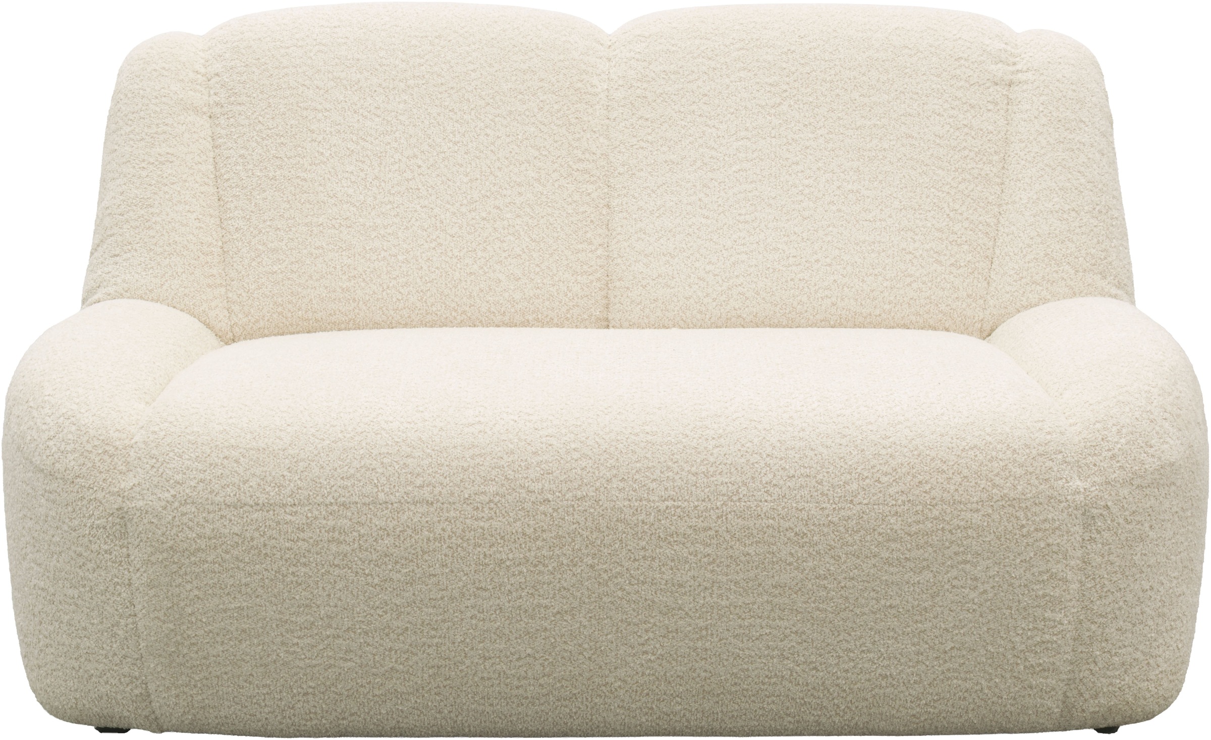 DOMO collection Polstergarnitur »Ryos, 2-Sitzer und 2,5-Sitzer, organische Form« Set, 2 tlg. skulpturale Opik, cozy chic