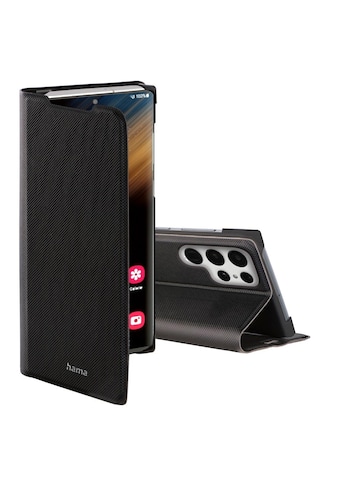 Smartphone-Hülle »Booklet für Samsung Galaxy S22 Ultra (5G), schwarz, schlankes...