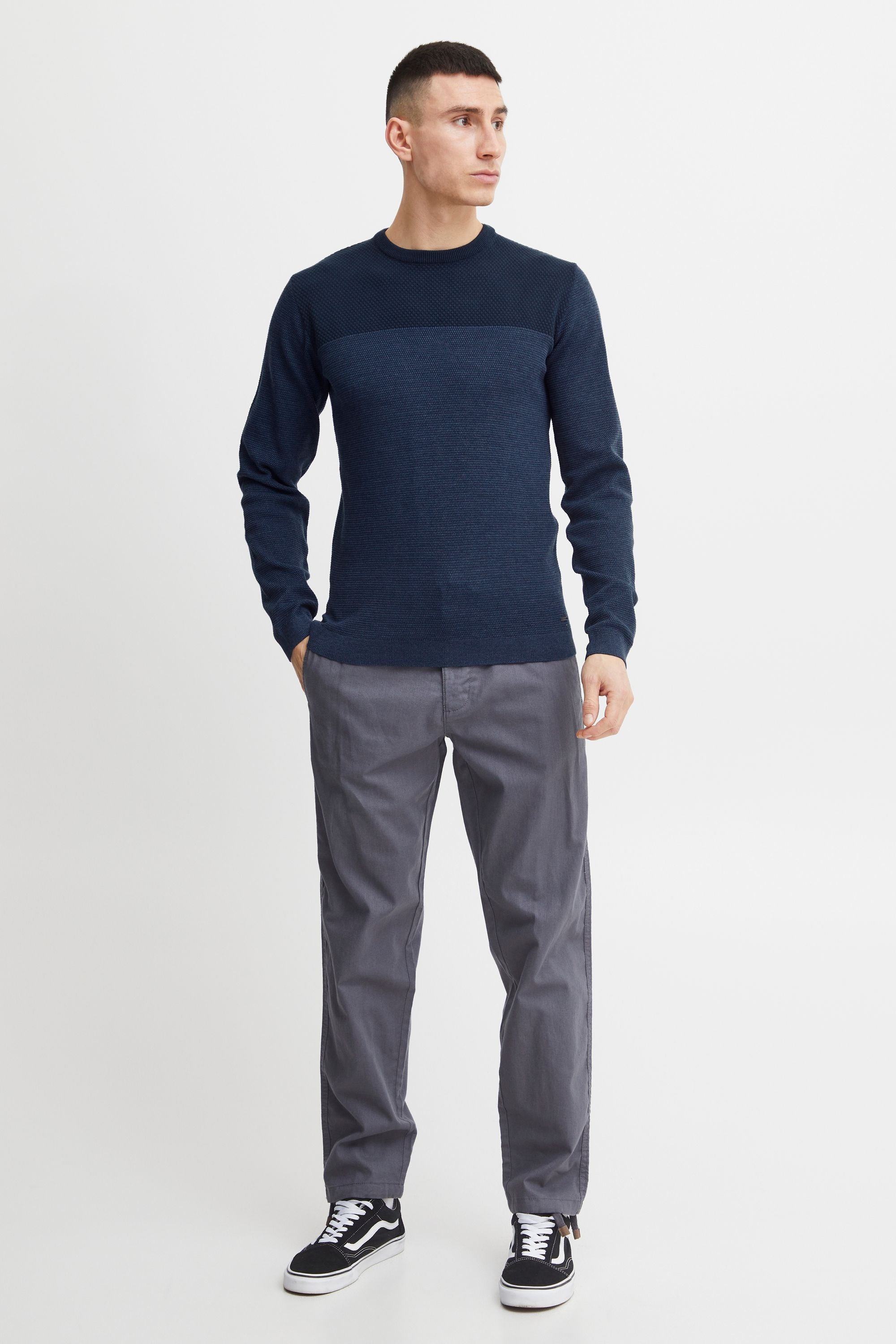 Indicode Strickfleece-Pullover »Strickpullover IDLabel«