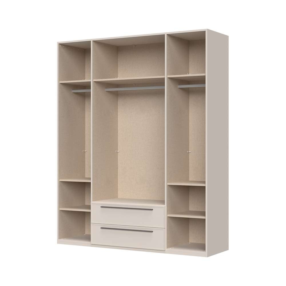 Places of Style Drehtürenschrank »Opera mit oder ohne Kranz inkl. LED-Bel.,B92,137,182 oder 227 cm«, UV lackiert, Soft Close Funktion, Höhenverstellbare Füße
