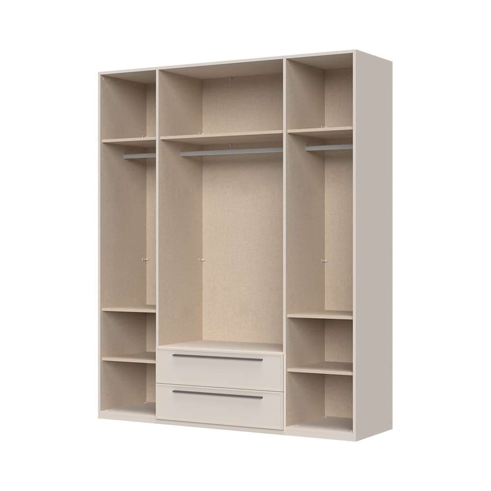 Thumbnail - PLACES OF STYLE Drehtürenschrank "Opera mit oder ohne Kranz inkl. LED-Bel.,B92,137,182 oder 227 cm" UV lackiert, Soft Cl...