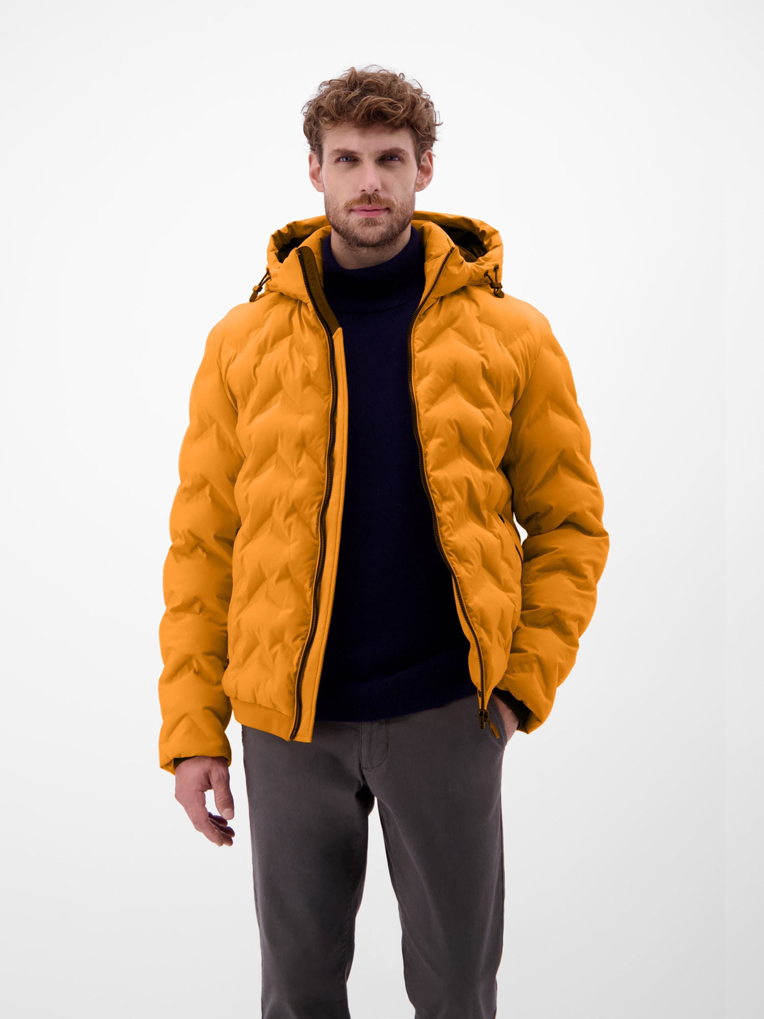 LERROS Steppjacke "LERROS Herren Funktions-Steppjacke", mit Kapuze, Wasser- günstig online kaufen