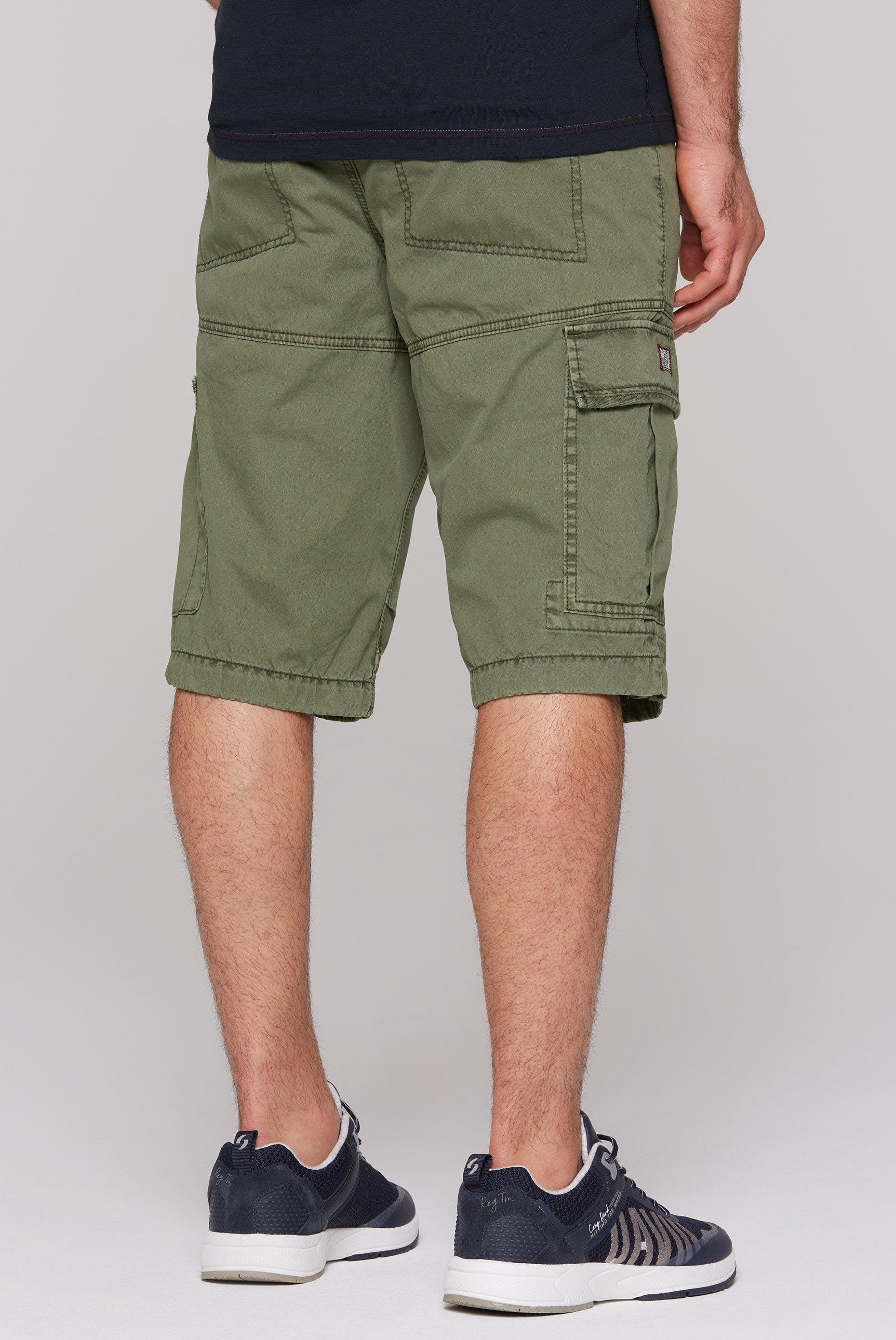 CAMP DAVID Cargoshorts, mit Bindeband