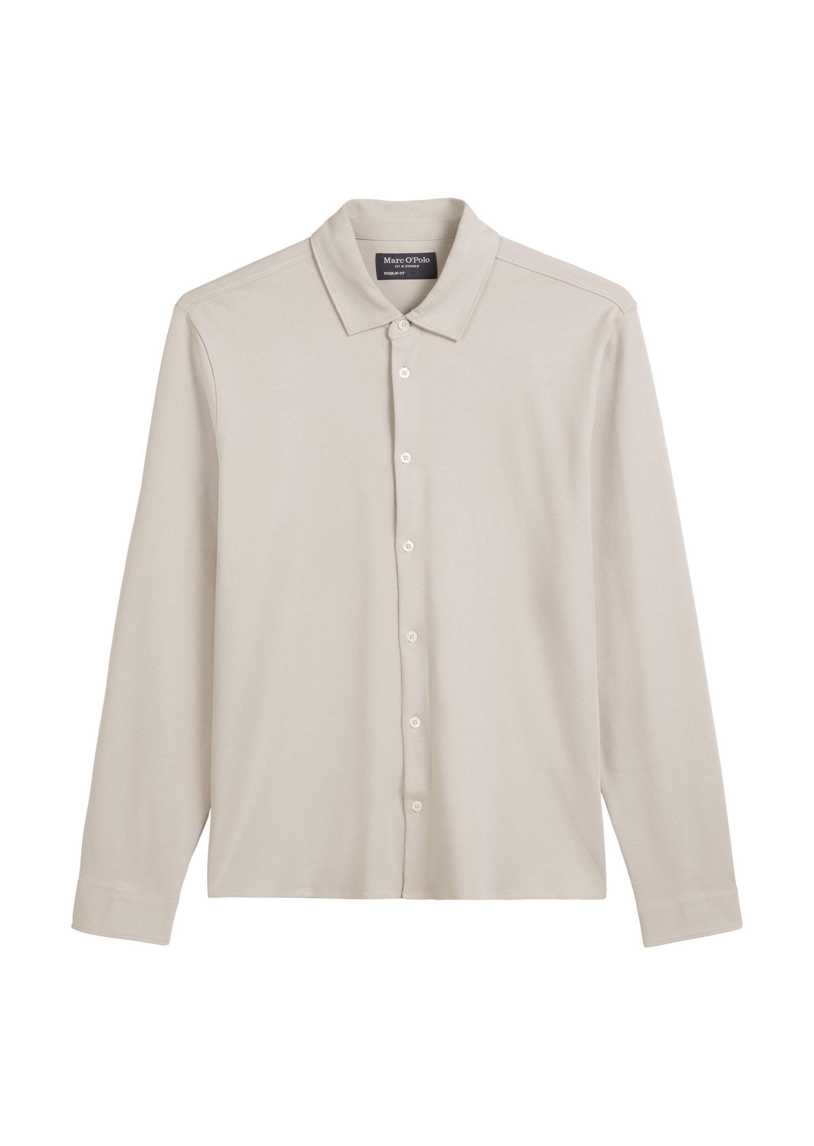 Marc O'Polo Langarm-Poloshirt »aus weicher Bio-Baumwolle«