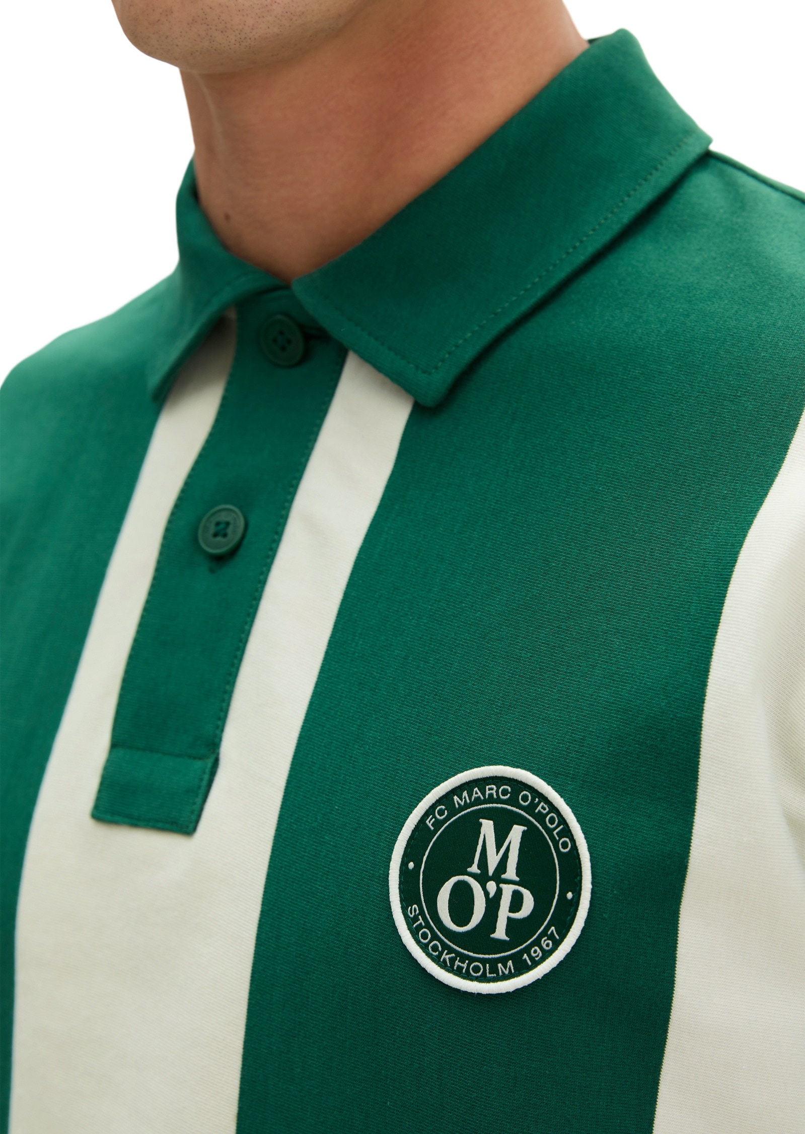 Marc O'Polo Poloshirt »aus schwerer Bio-Baumwoll-Qualität«