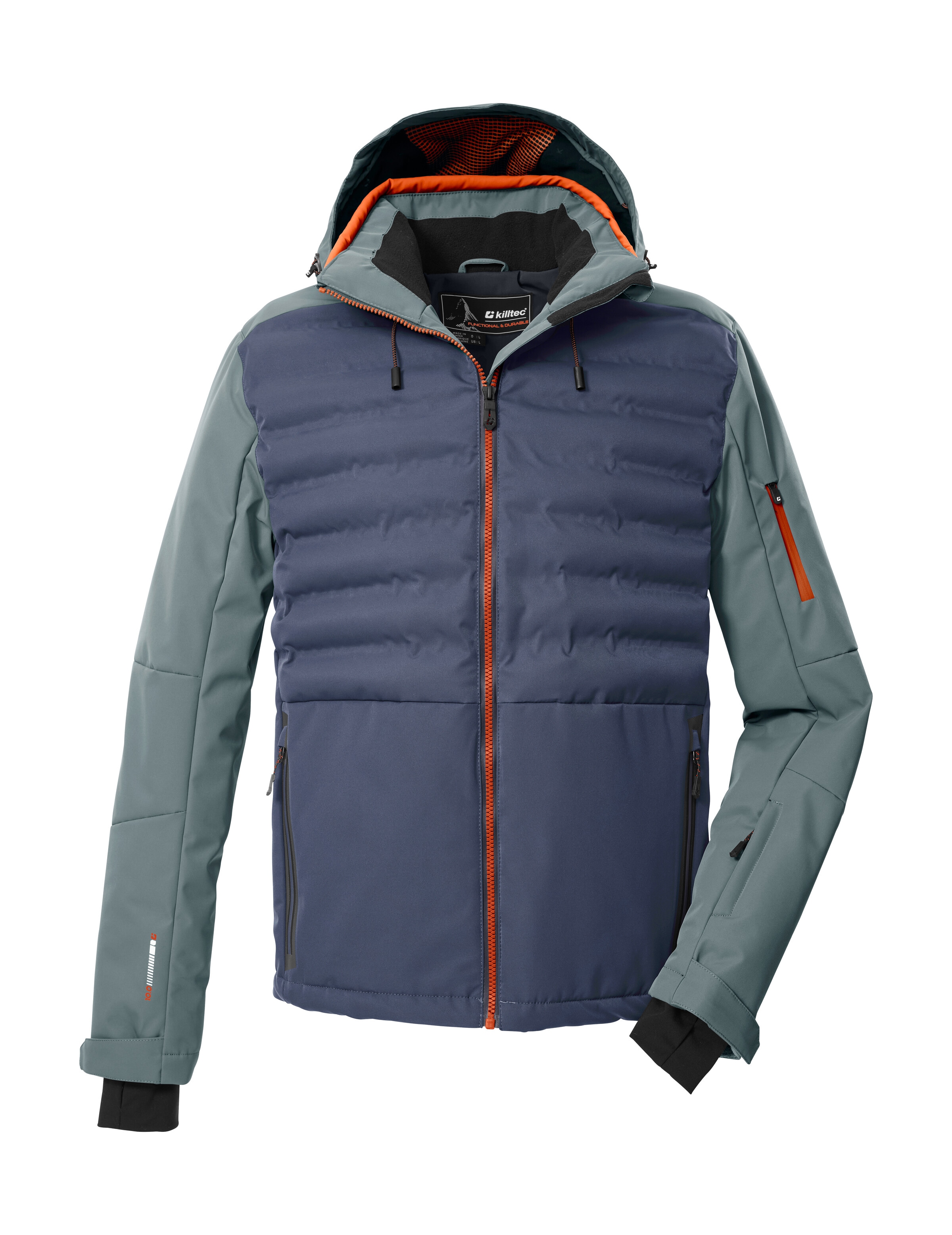 Killtec Skijacke "KSW 72 MN SKI JCKT", Moderne Hybridoptik, winddicht, wass günstig online kaufen