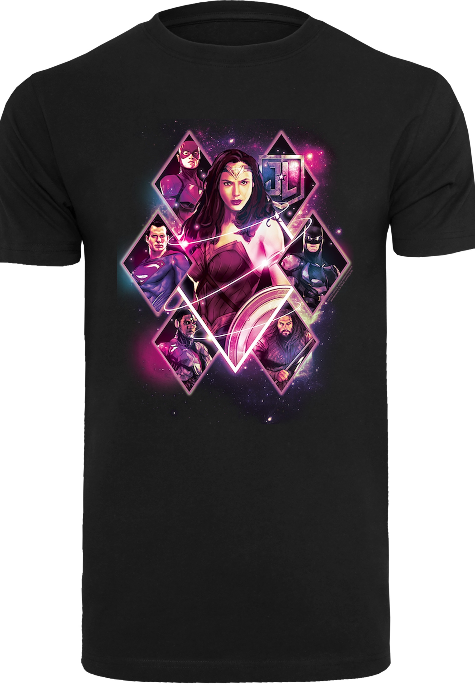 F4NT4STIC T-Shirt »DC Comics Justice League Superhelden«, Herren,Premium Merch,Regular-Fit,Basic,Bedruckt