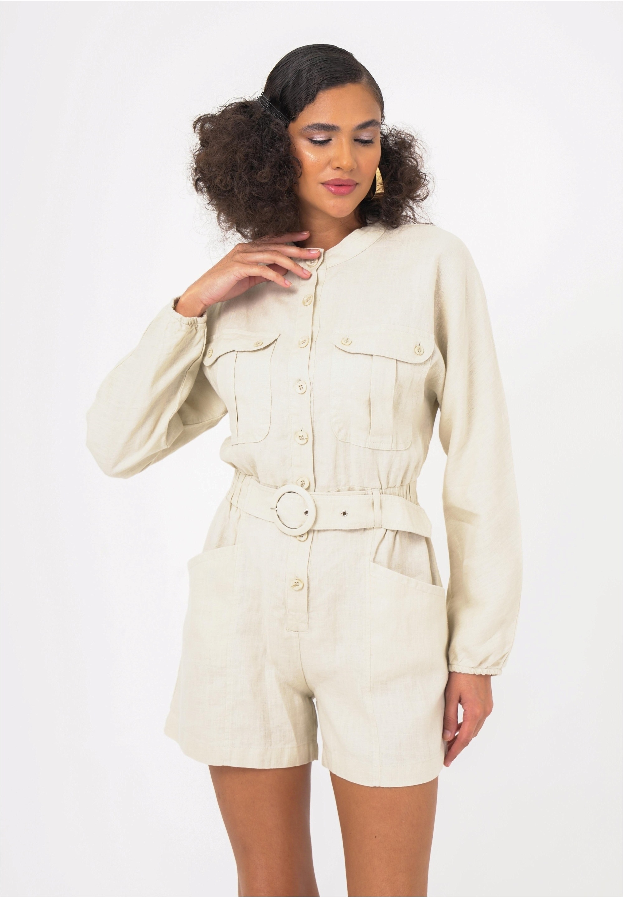 Thumbnail - freshlions Jumpsuit "Jade" 1 Stk. im klassischen Design