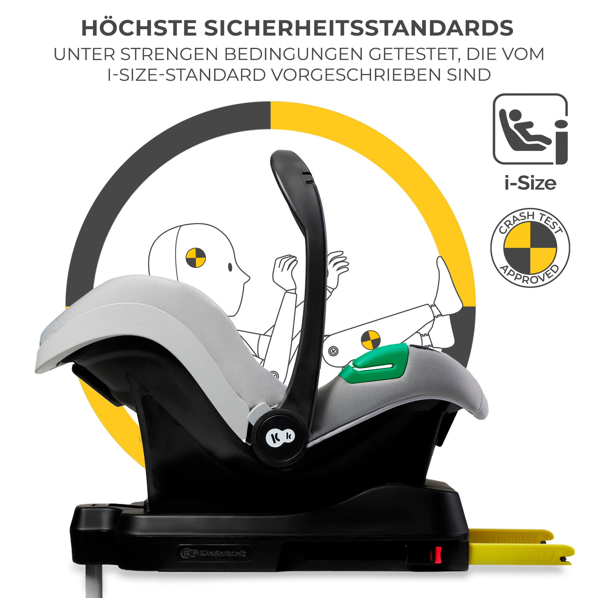 Kinderkraft Autokindersitz »MINK PRO i-Size + MINK FX Basis Set«