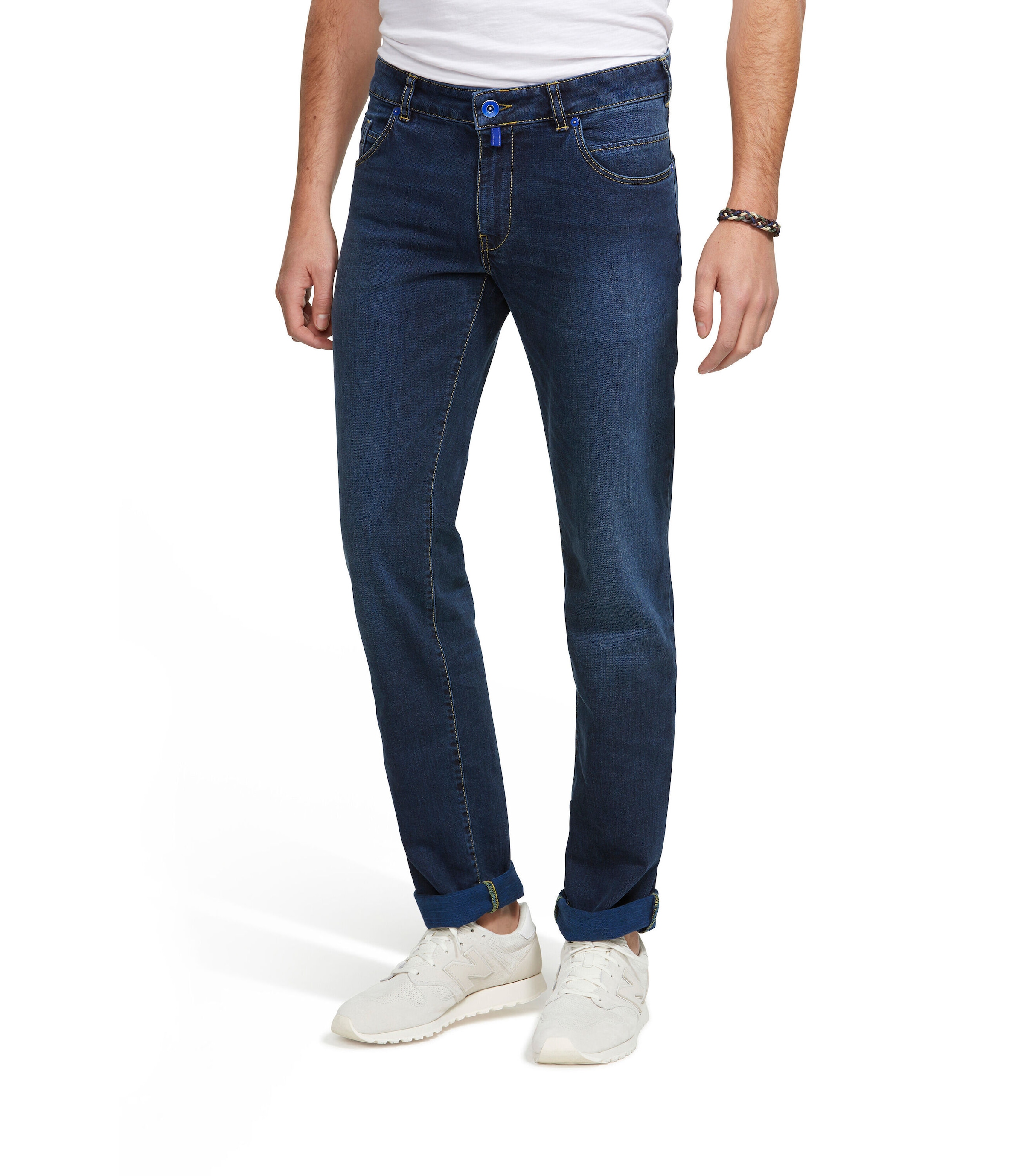 MEYER 5-Pocket-Jeans "M5 Slim" M5 Slim mit Rundbundverarbeitung günstig online kaufen