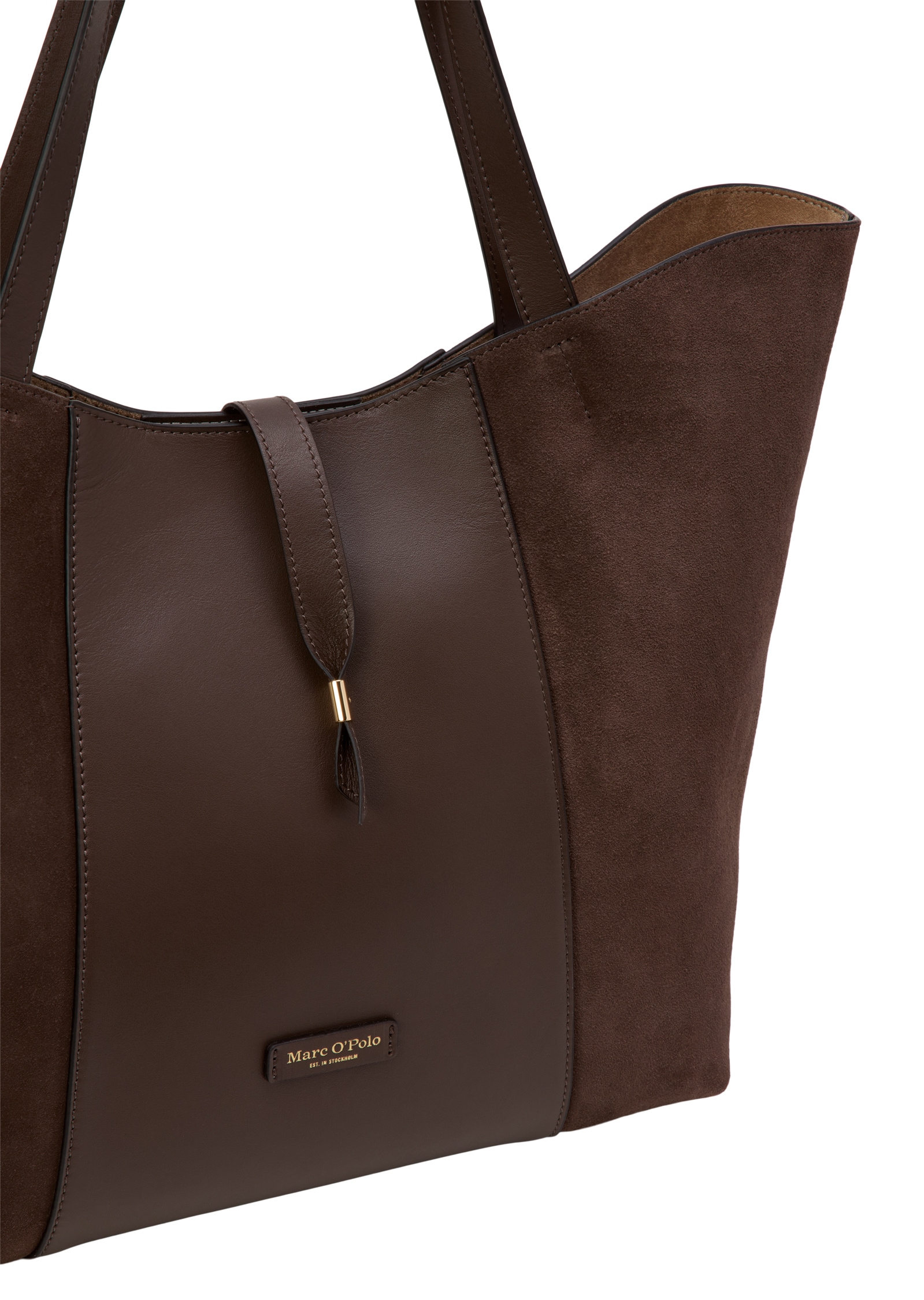 Marc O'Polo Shopper »aus Rindleder mit Struktur-Mix«