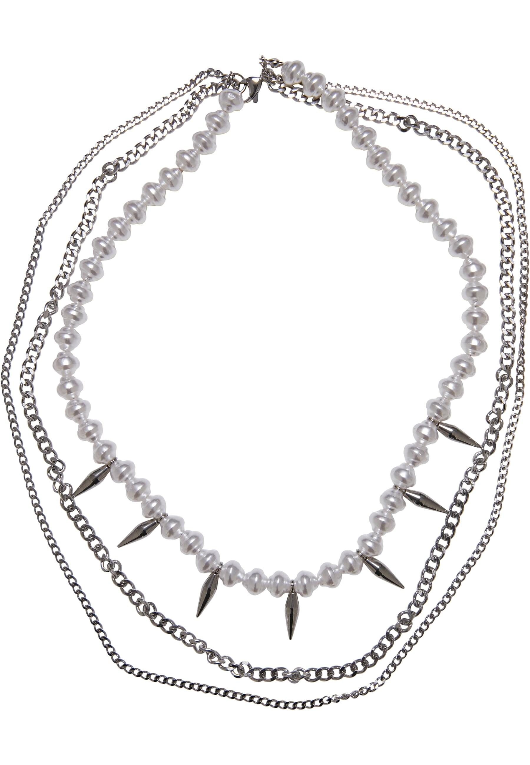 URBAN CLASSICS Halsreif »Urban Classics Unisex Meridian Pearl Layering Necklace«
