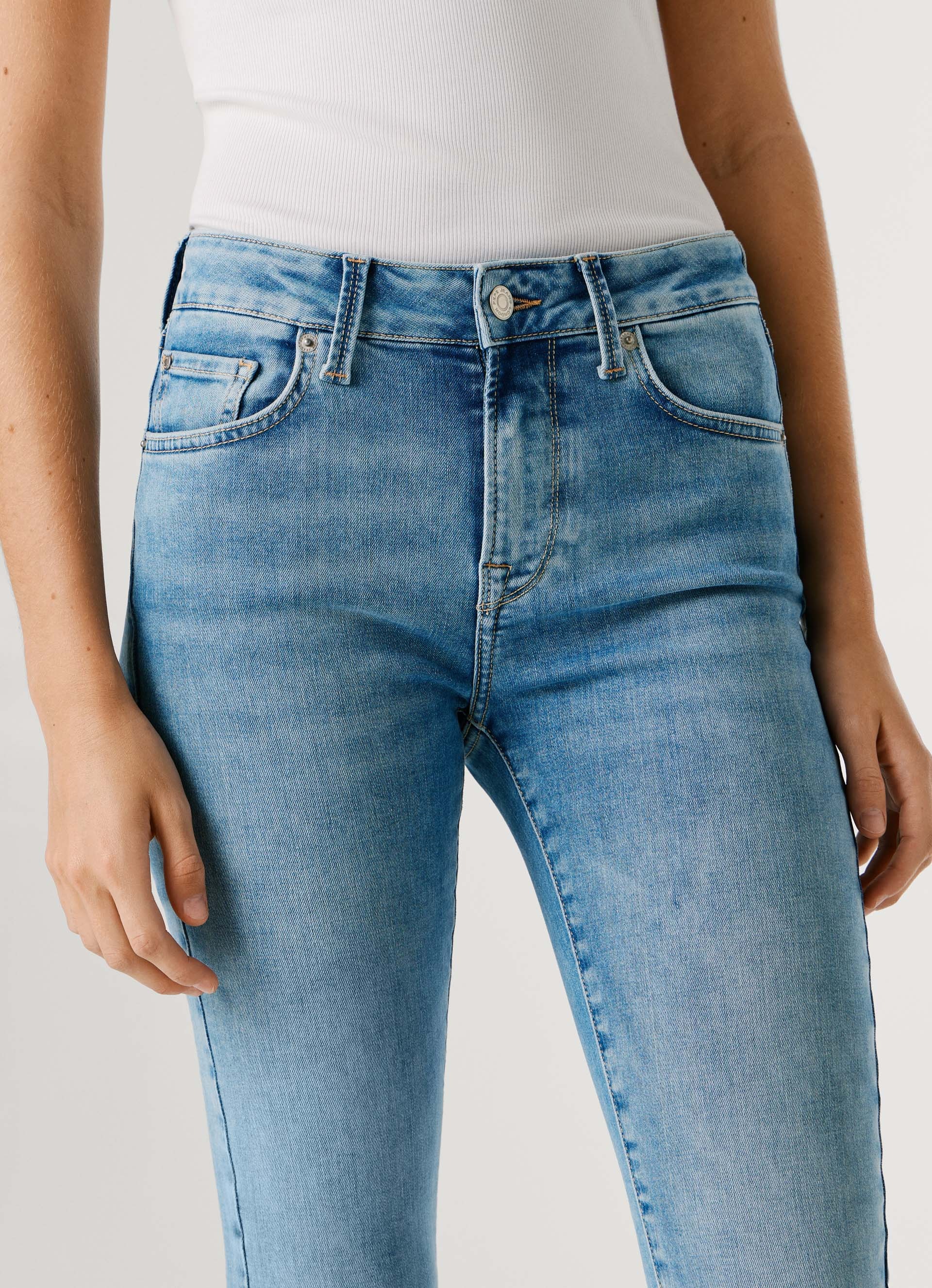 Pepe Jeans Skinny-fit-Jeans "SKINNY JEANS MW" in verschiedenen Waschungen günstig online kaufen