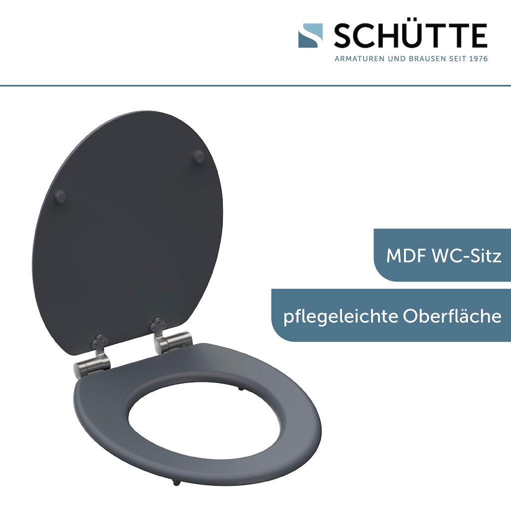 Schütte WC-Sitz »SPIRIT GREY«