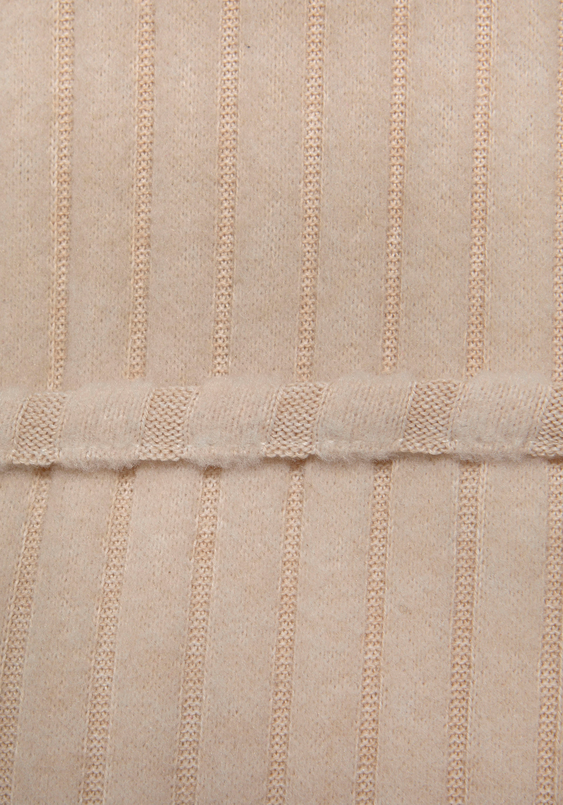 LASCANA Strickkleid Lounge-/ Rippkleid mit weiten Ärmeln und Taillenband, Loungewear