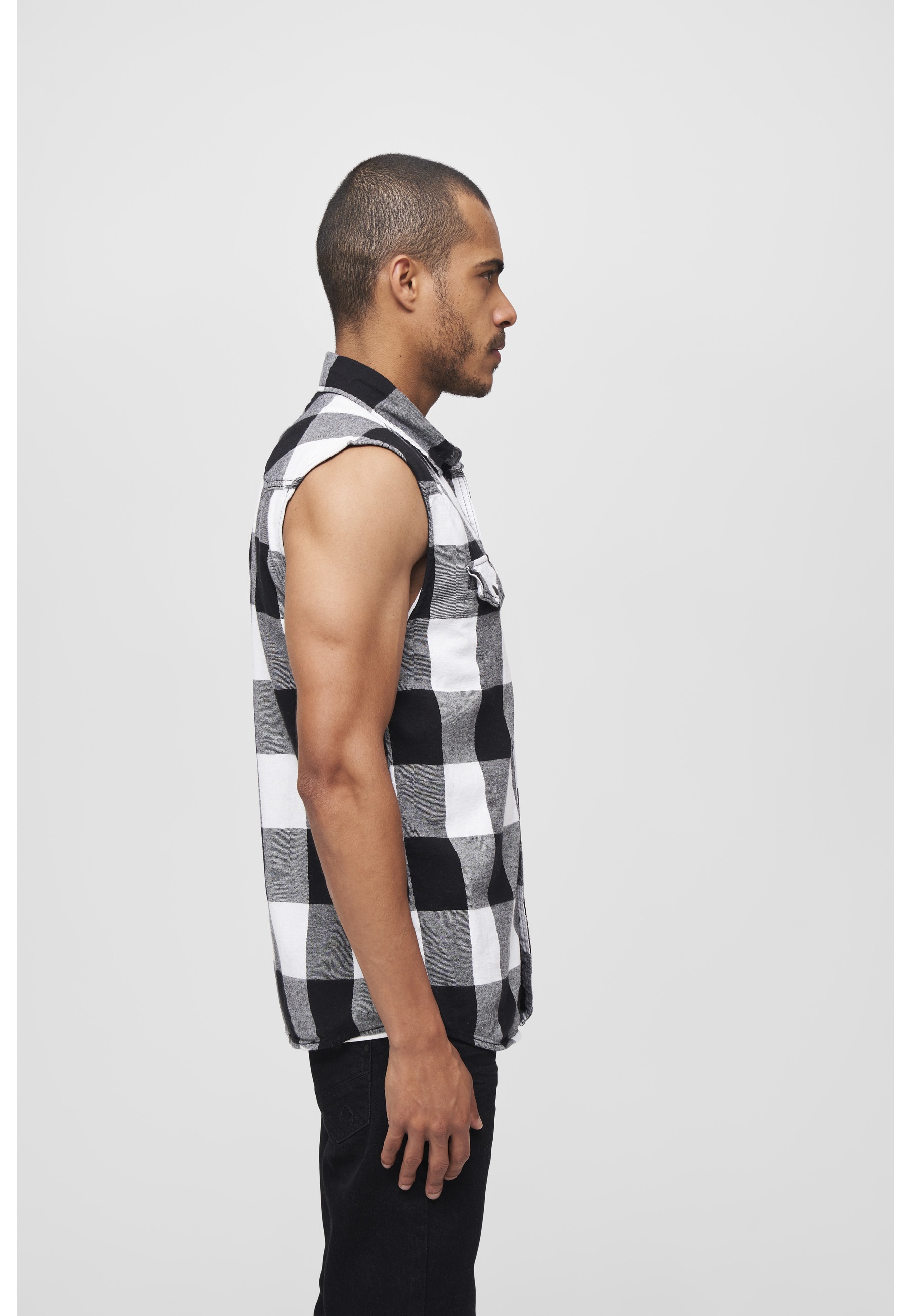 Brandit Jerseyweste »Brandit Herren Checkshirt Sleeveless« 1 Stk.