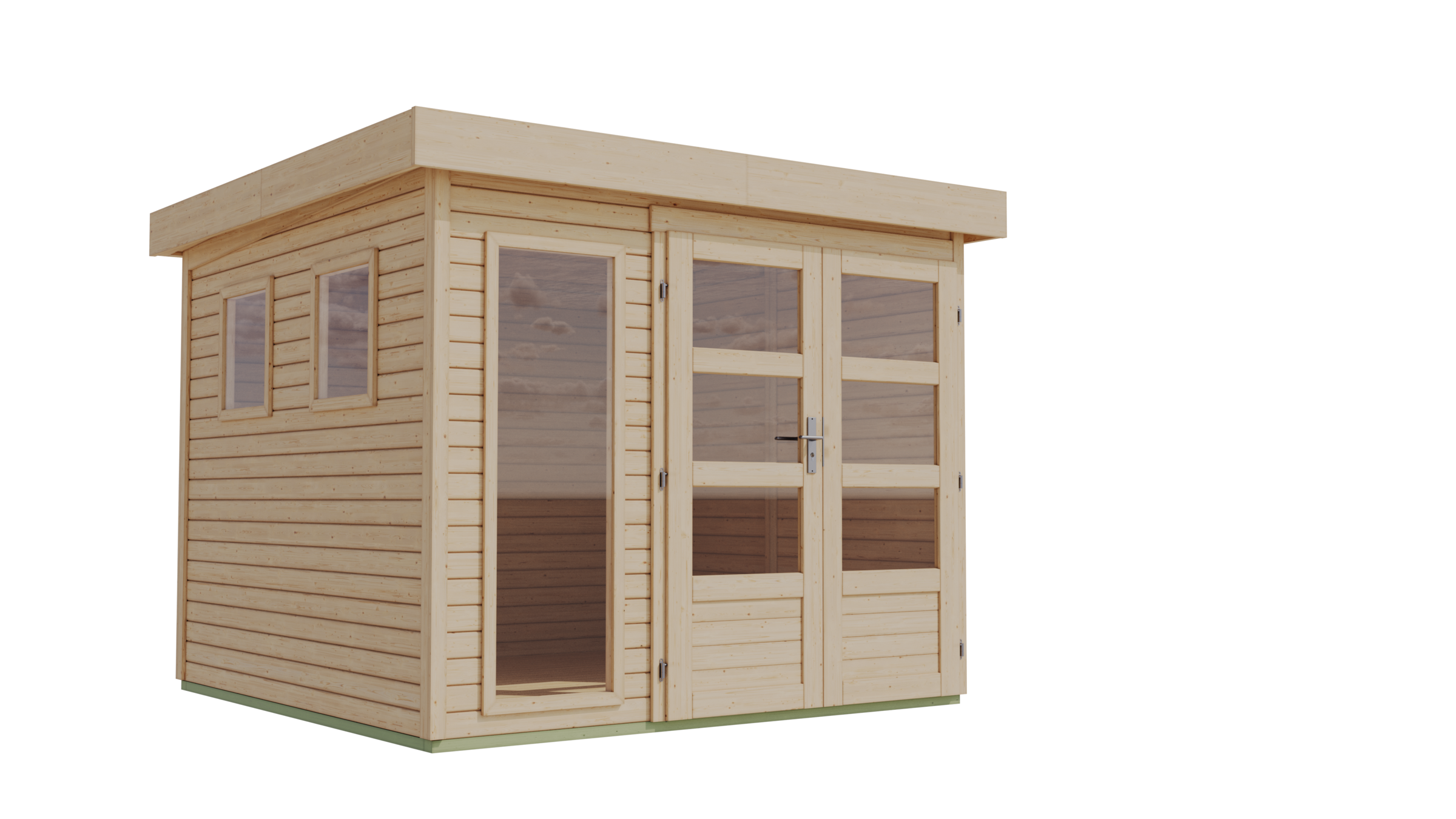 Karibu Gartenhaus "Langesee 3,5", aus hochwertiger nordischer Fichte mit wa günstig online kaufen