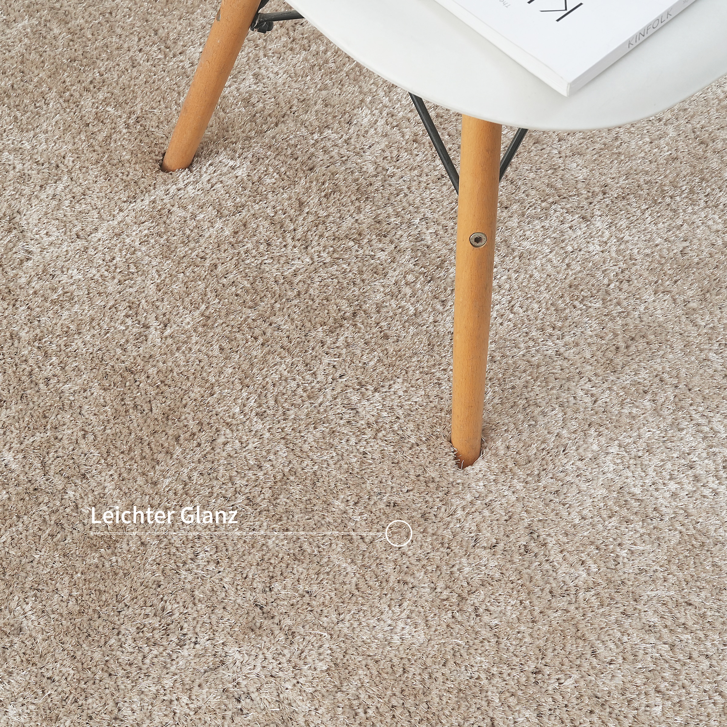 Bruno Banani Hochflor-Läufer »Dana Teppich, Kundenliebling«, rechteckig, 30 mm Höhe, Brücke, uni, weich, Mikrofaser, Diele, Flur, Wohnzimmer, Schlafzimmer