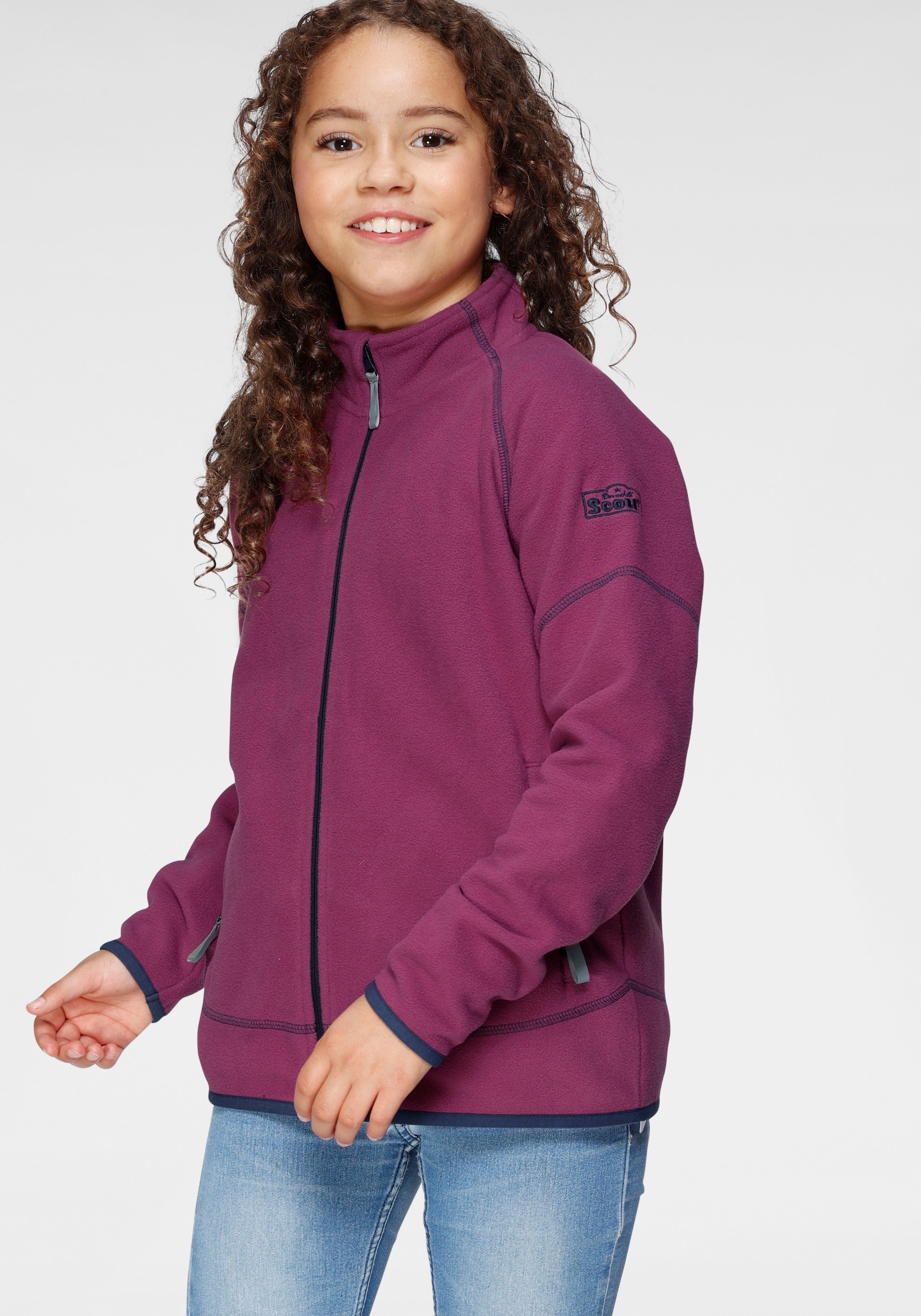 aus | Kapuze, ohne Fleecejacke »COZY«, leichtem, BAUR wärmendem Microfleece Scout