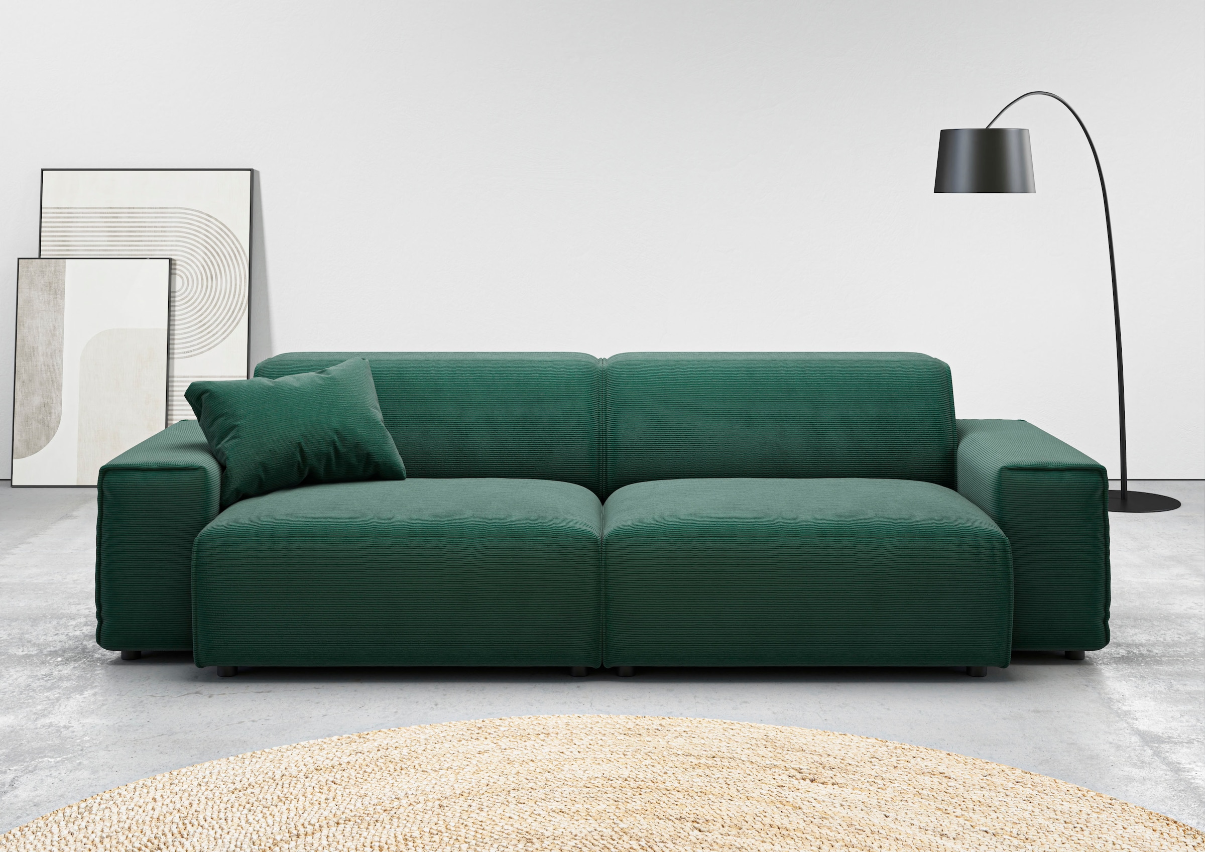 Home affaire Big-Sofa "Glimminge auch in Breitcord, Feincord + Easy care-Be günstig online kaufen