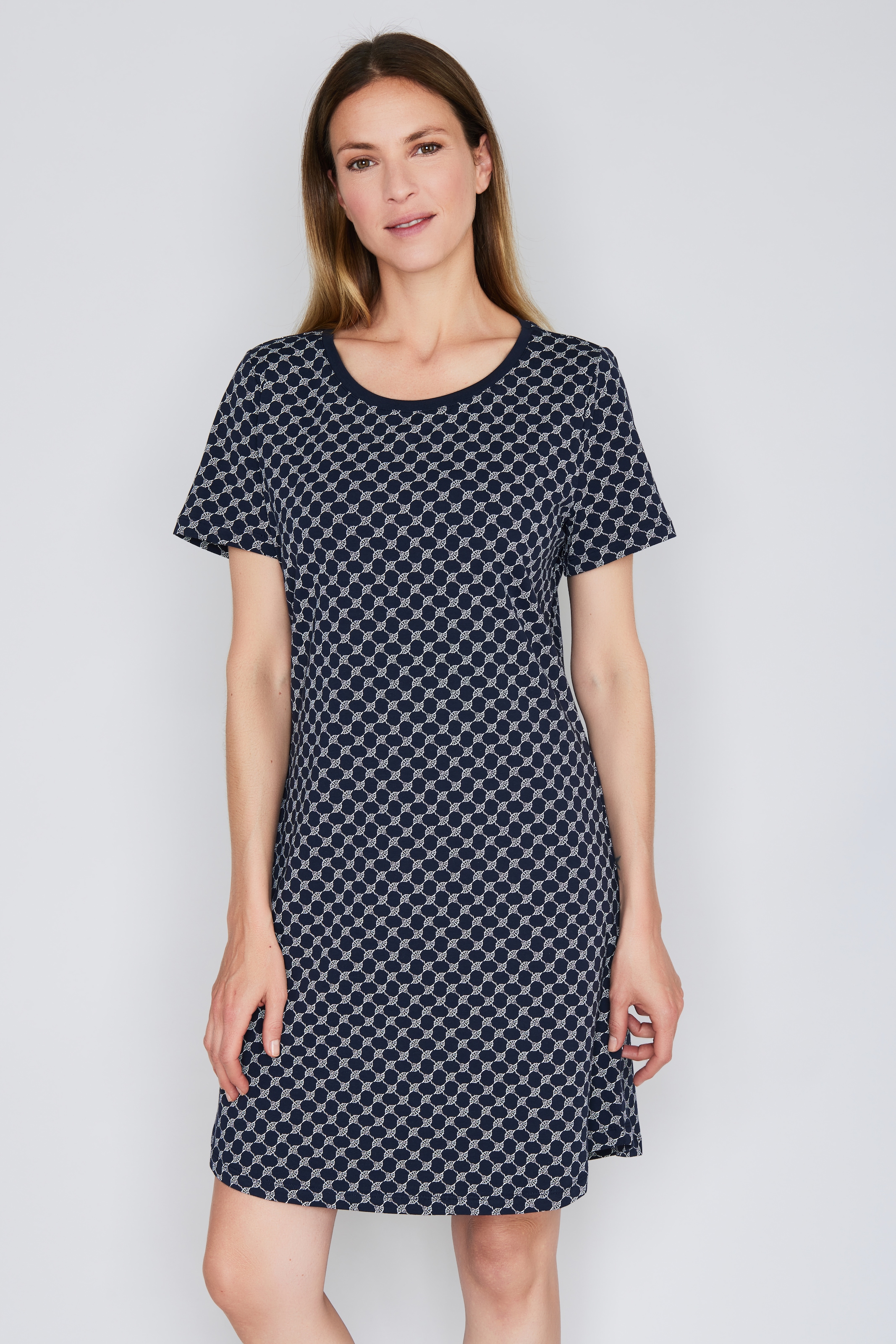 JOOP! Nachthemd »Cosy« Ohne Taschen mit Cornflower-Alloverprint