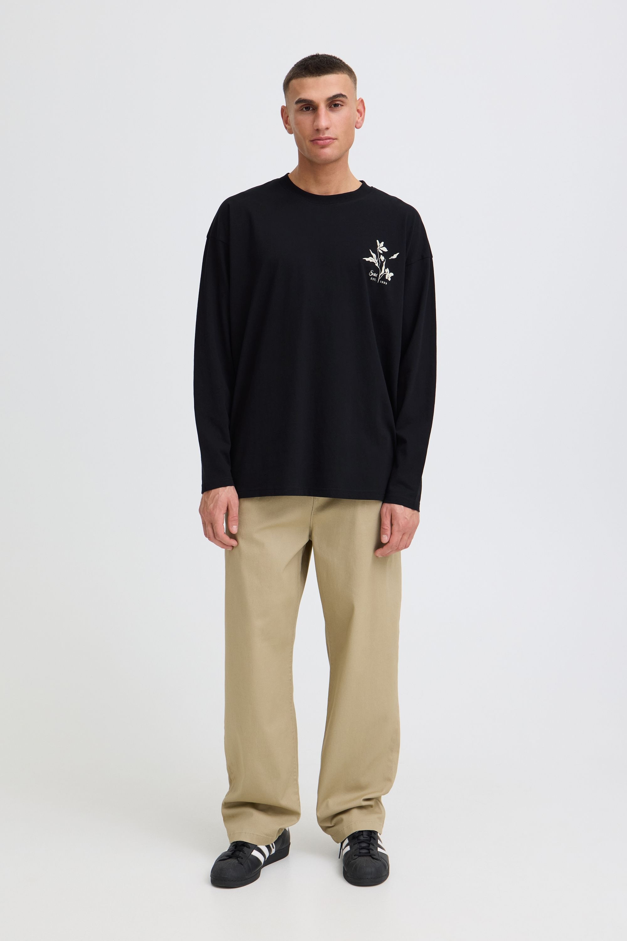 !Solid Langarmshirt »Langarmshirt SDAmon Oversized«