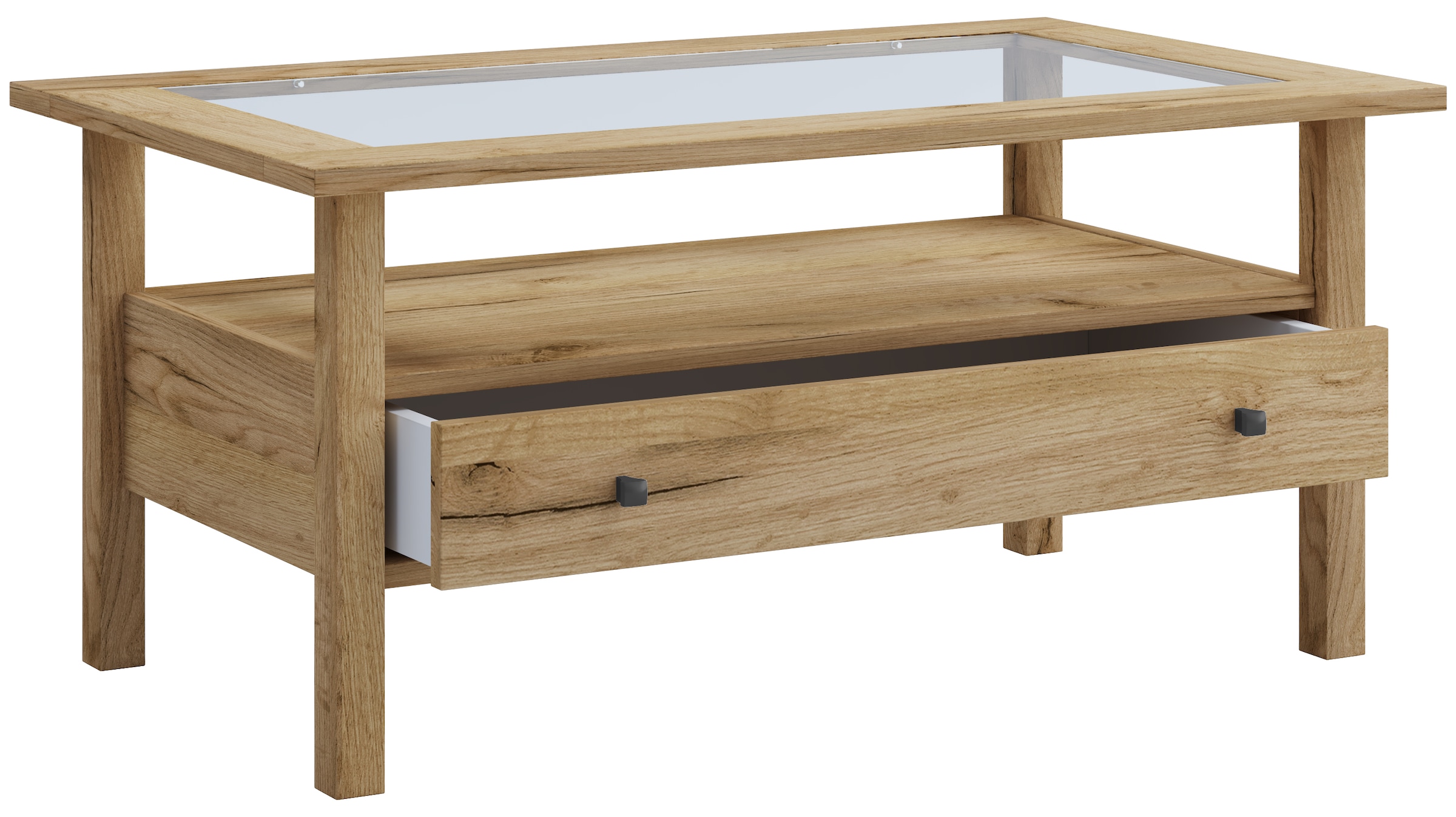 VCM Beistelltisch »Holz Sofatisch Couchtisch Schublade Lingis L«