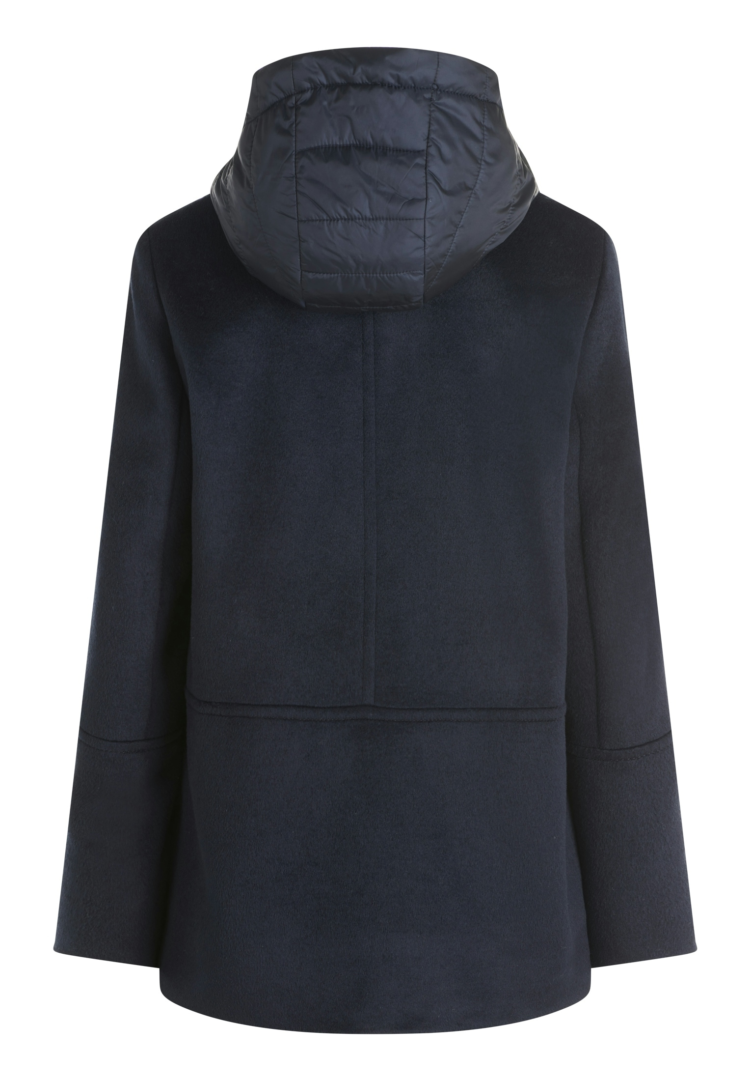Gil Bret Fleecejacke mit Kapuze mit Reverskragen und Steppkapuze