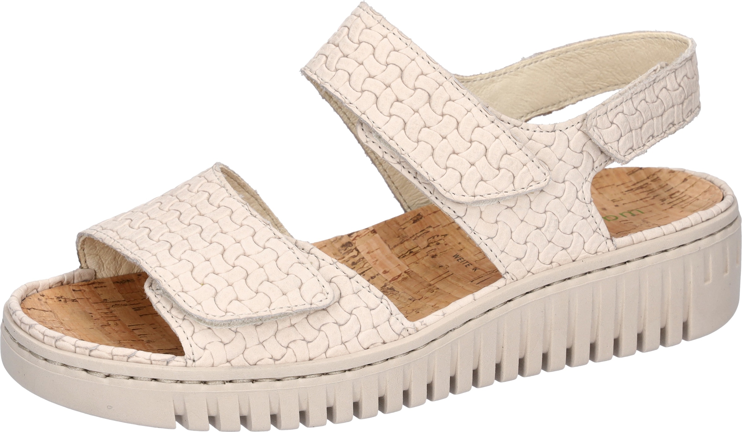 Waldläufer Plateausandale "K-VALERIE" Sommerschuh, Bequemschuh, Klettschuh günstig online kaufen