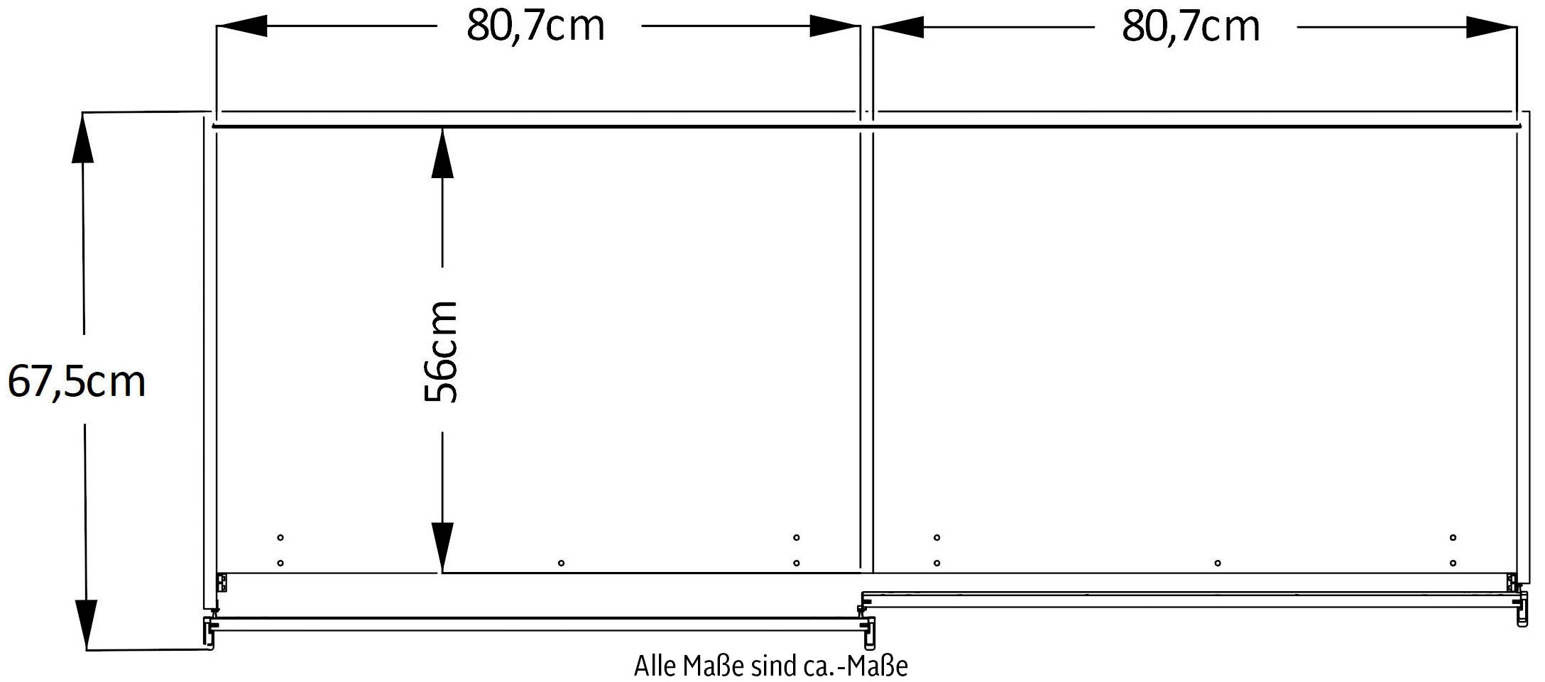 STAUD Schwebetürenschrank »Sonate Como, Made in Germany«, Mit vier verschiedenen Ausstattungsvarianten