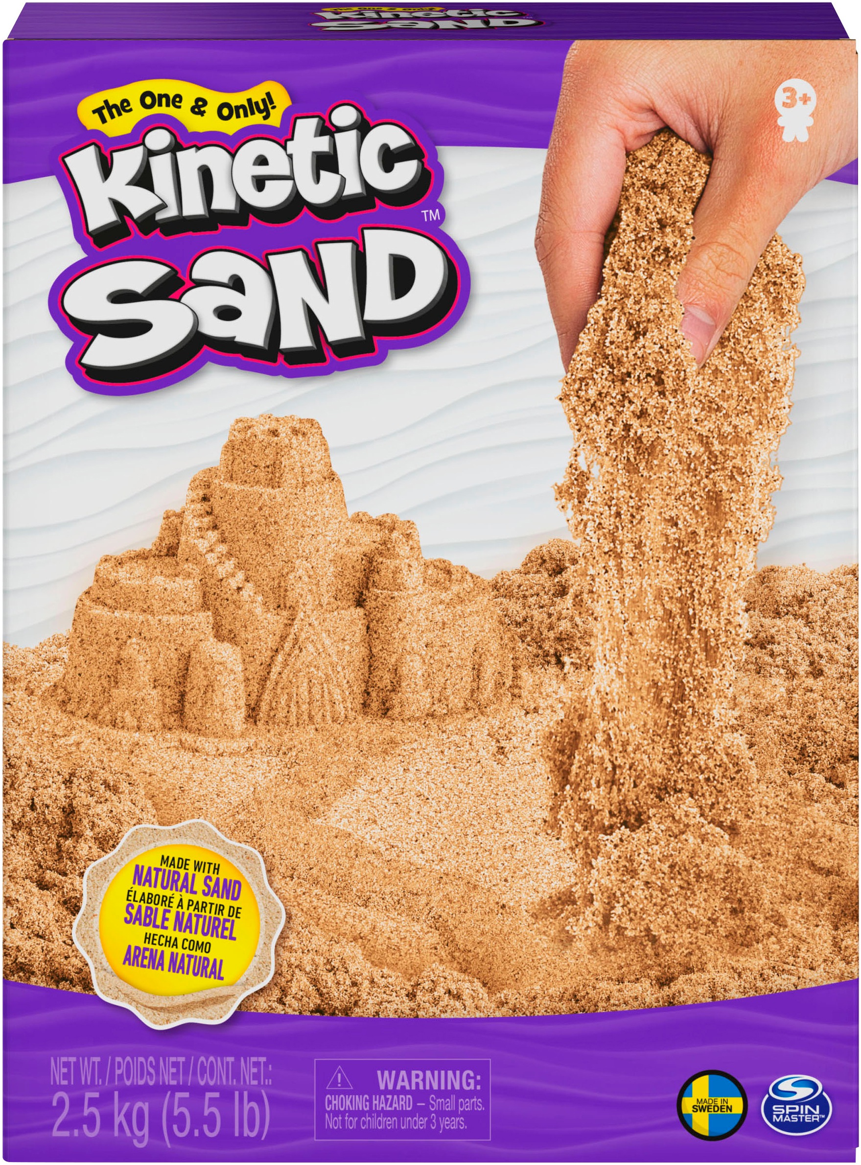 Kreativset »Kinetic Sand - Braun 2,5 kg«