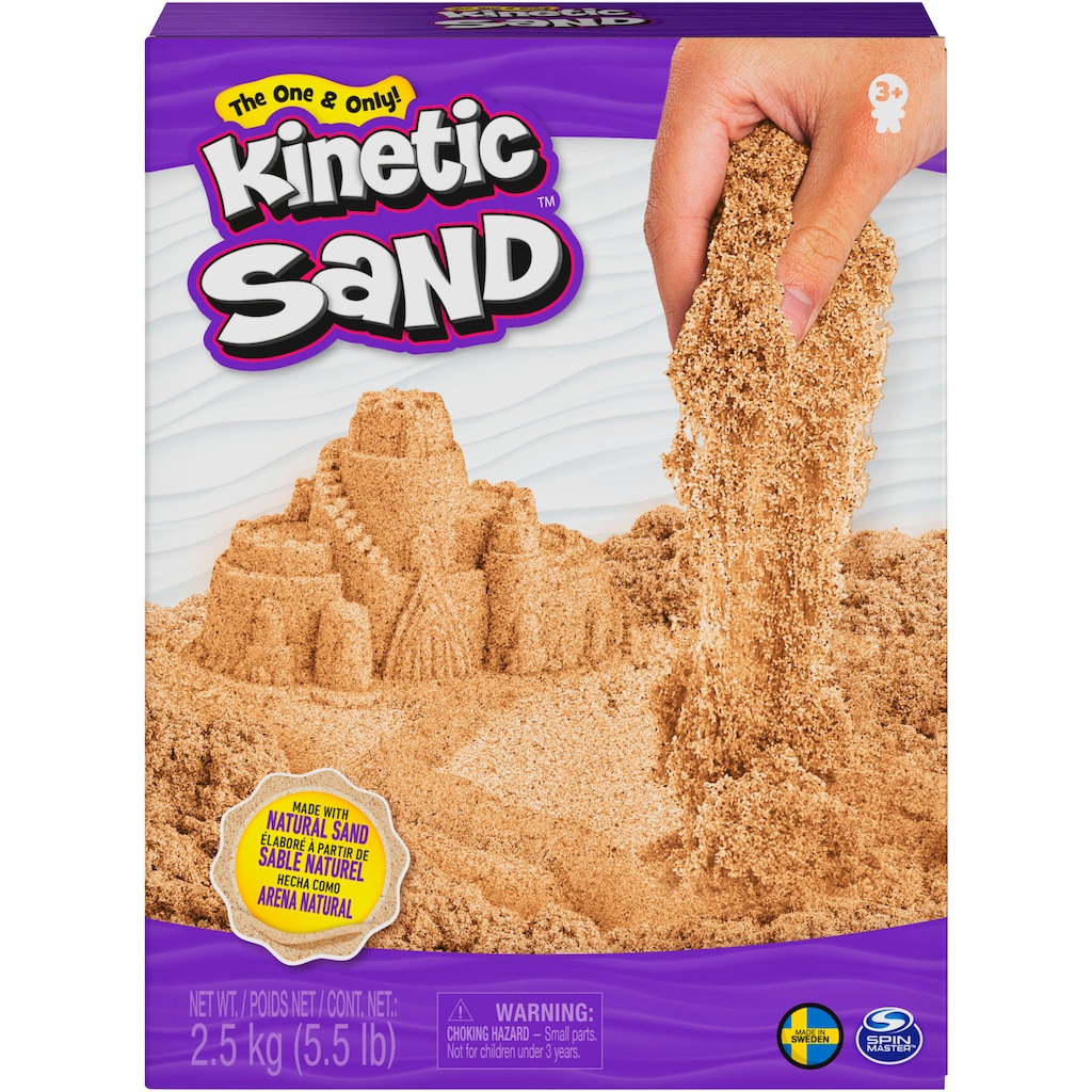 Spin Master Kreativset »Kinetic Sand - Braun 2,5 kg«