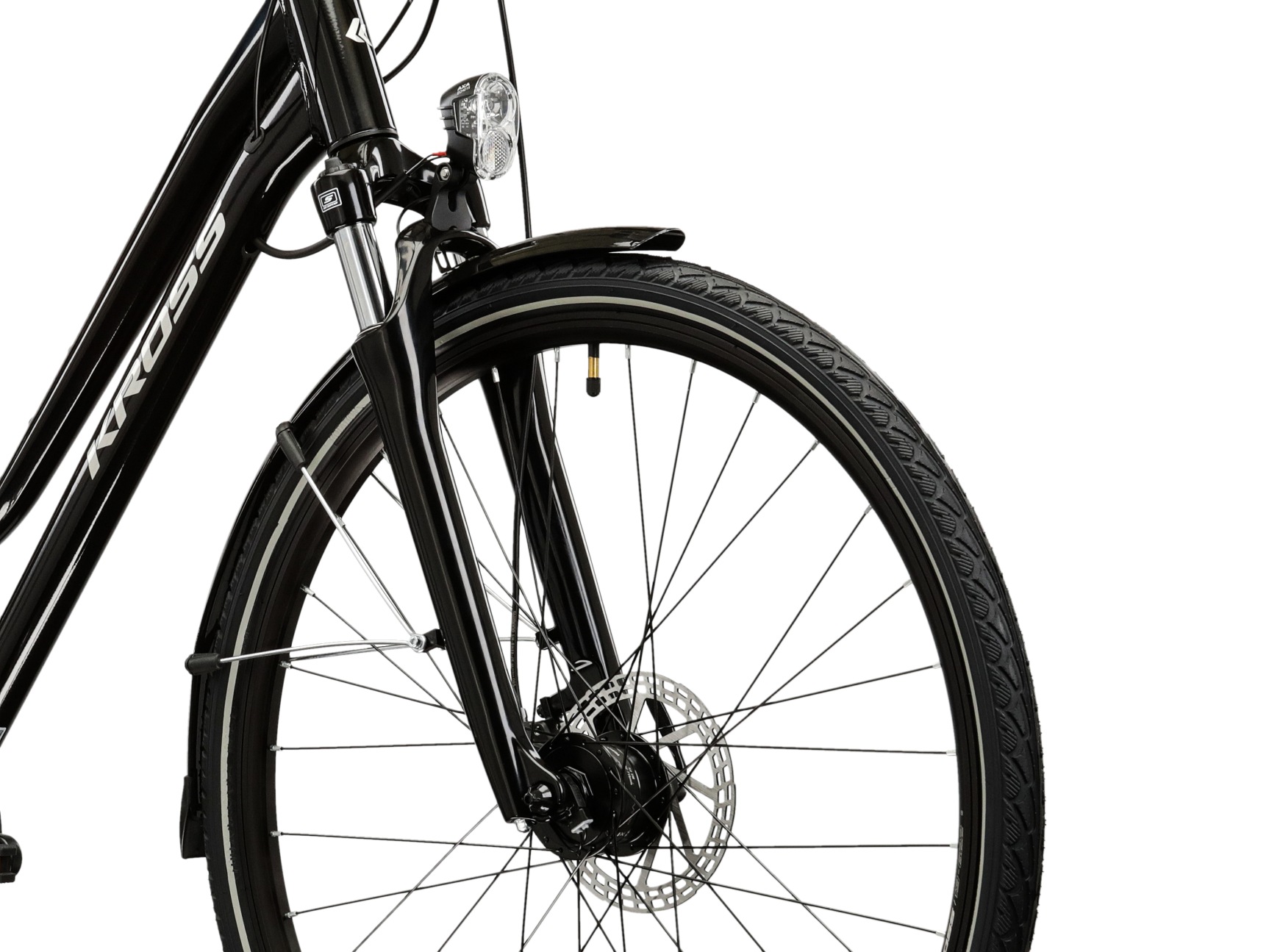 Kross Trekkingrad »Trans 4.0 schwarz« 24 Gang Shimano ACERA M3020 Schaltwerk Kettenschaltung