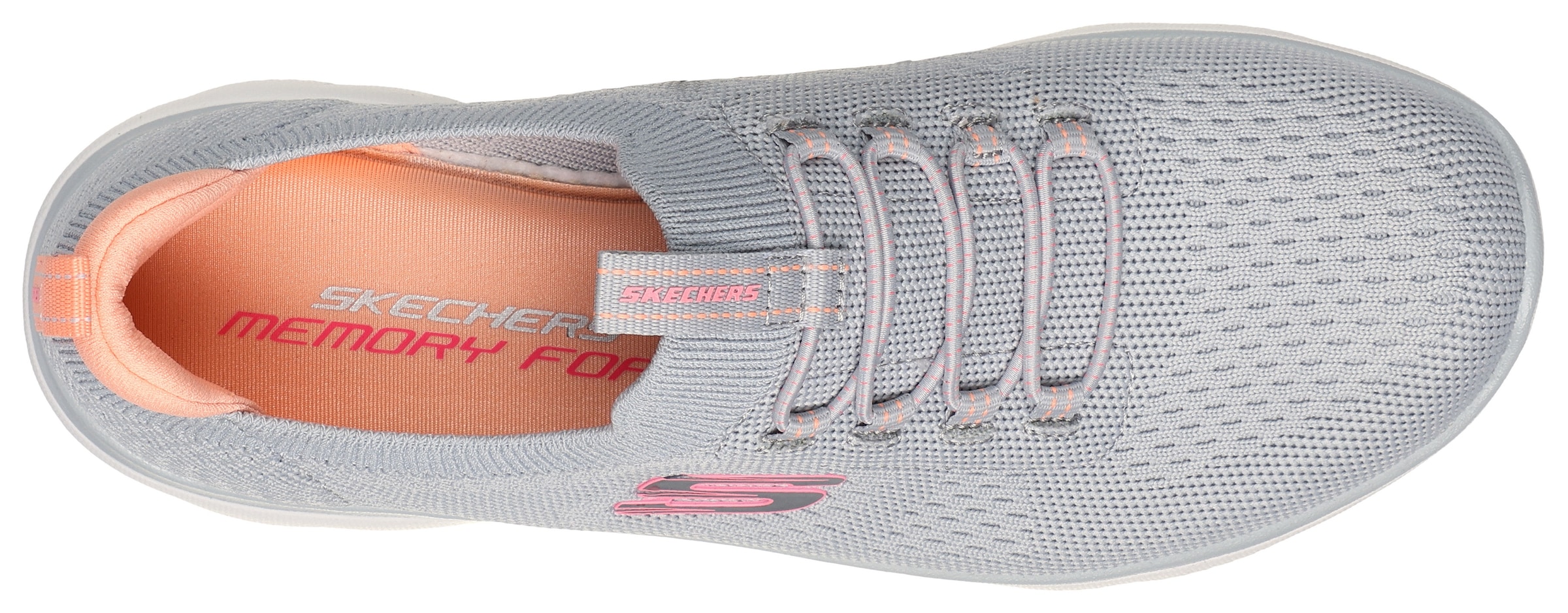 Skechers Slip-On Sneaker »SUMMITS«, Freizeitschuh, Halbschuh, Slipper mit flexibler Traktionslaufsohle